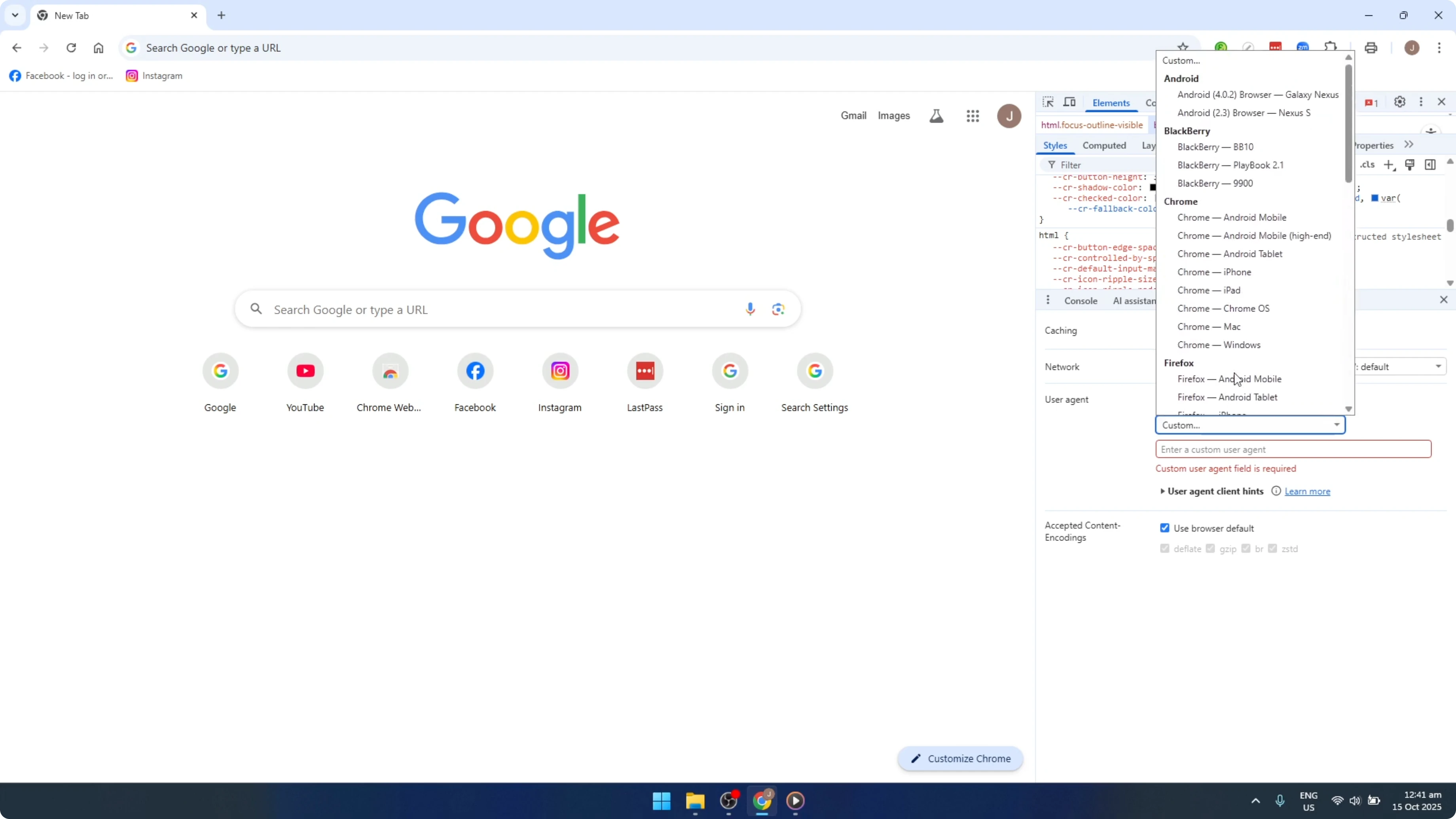Screenshot from How To Change User Agent in Google Chrome [2026 Guide] at 123s
