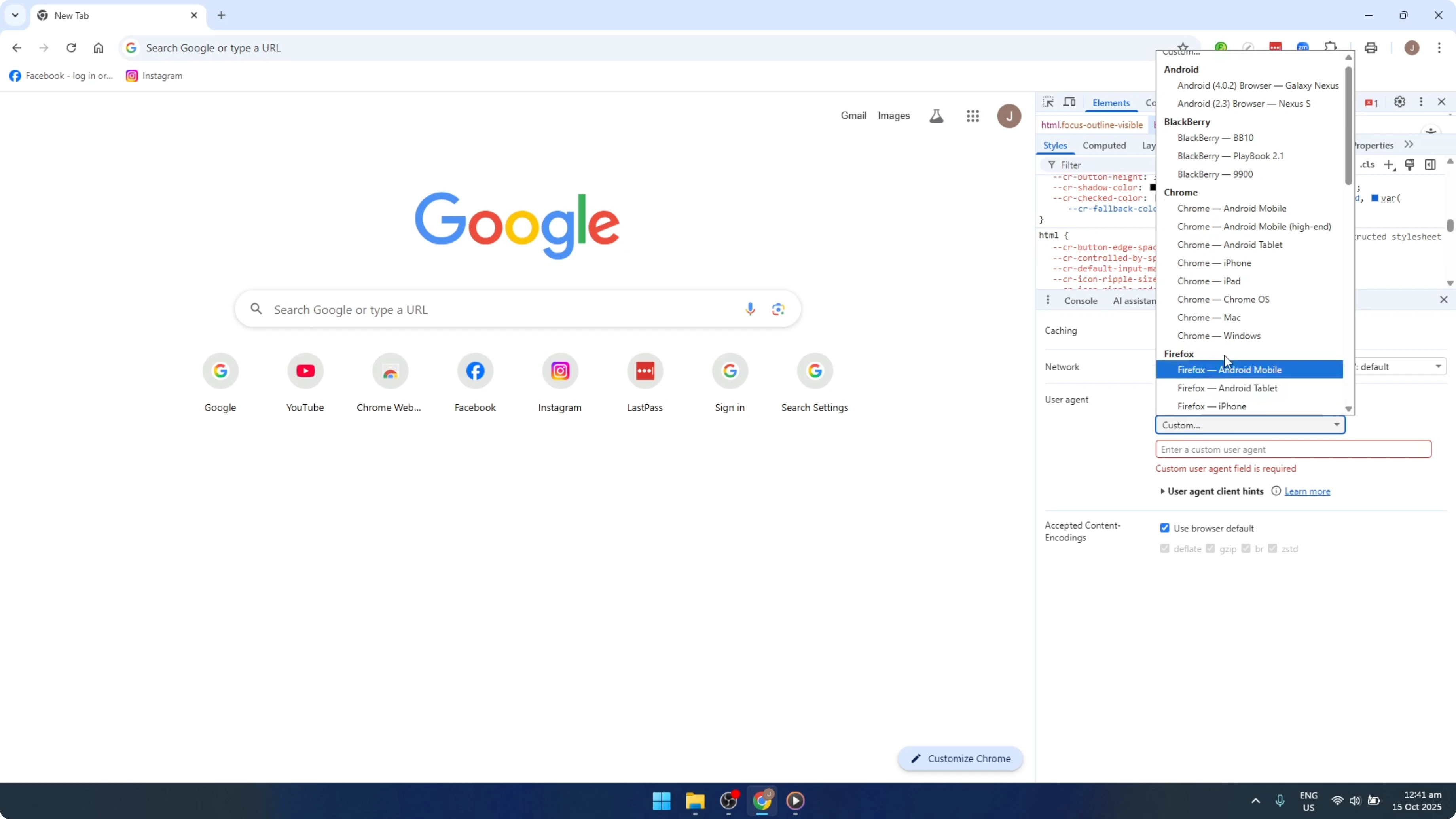 Screenshot from How To Change User Agent in Google Chrome [2026 Guide] at 97s
