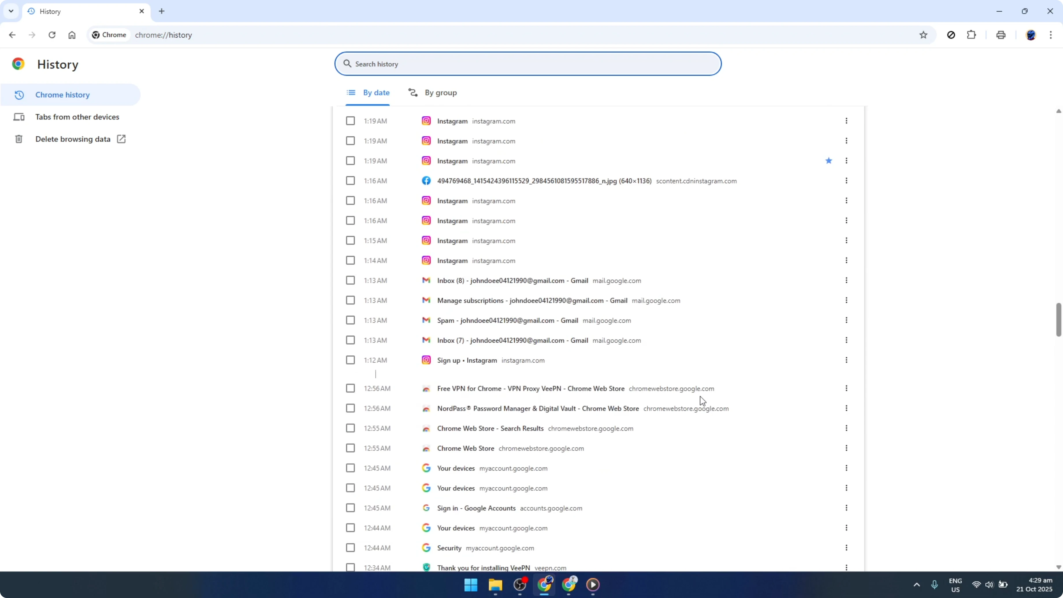 Screenshot from How To Check Old History In Google Chrome [2026 Guide] at 67s