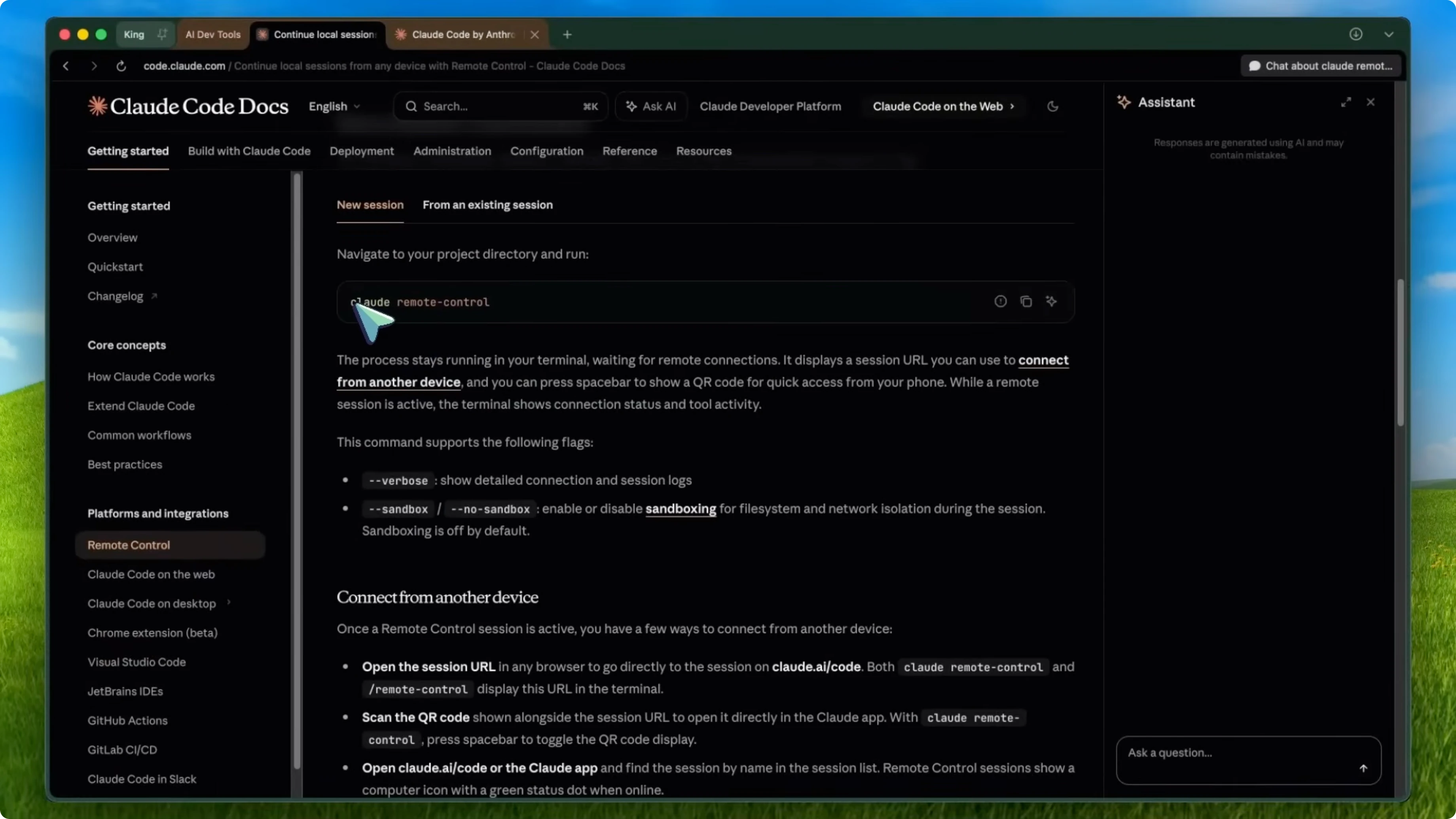 Screenshot from Claude Code Remote Control: What’s Next After OpenClaw? at 211s