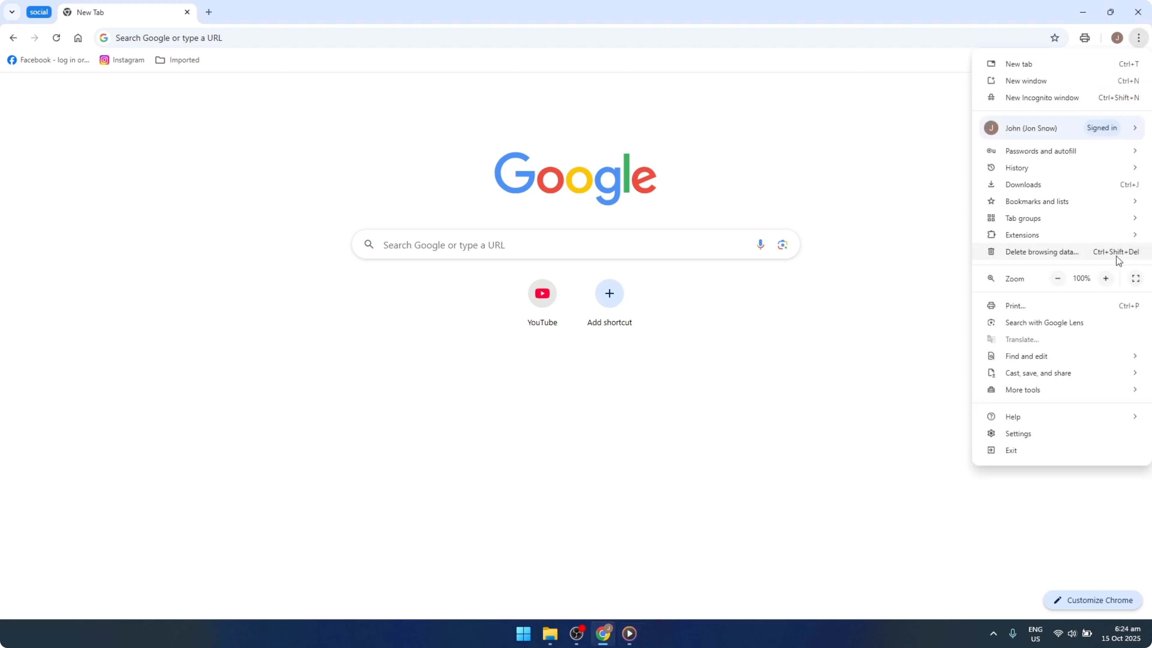 Screenshot from How To Clear Your Cookies in Google Chrome [2026 Guide] at 25s
