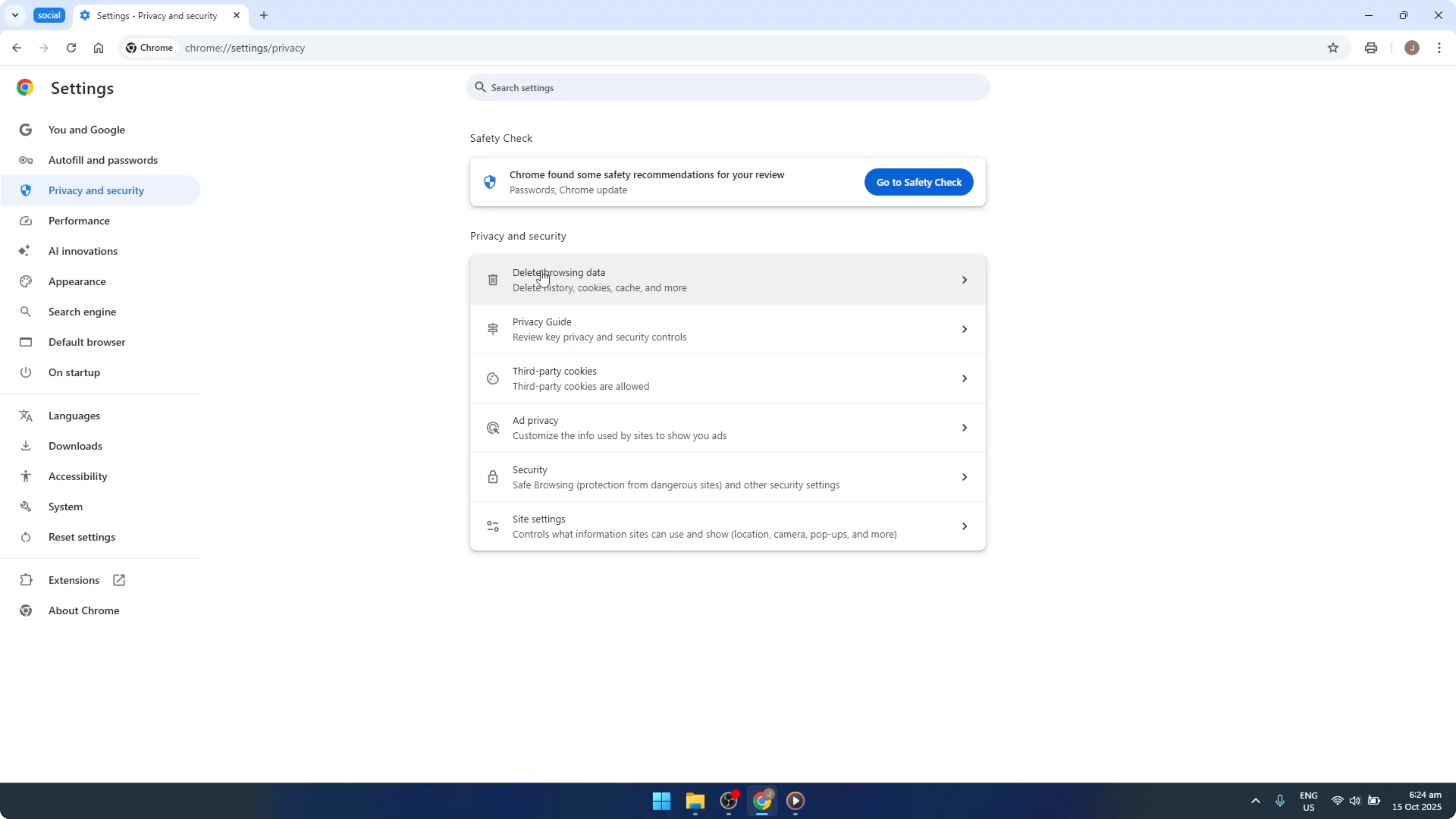 Screenshot from How To Clear Your Cookies in Google Chrome [2026 Guide] at 80s