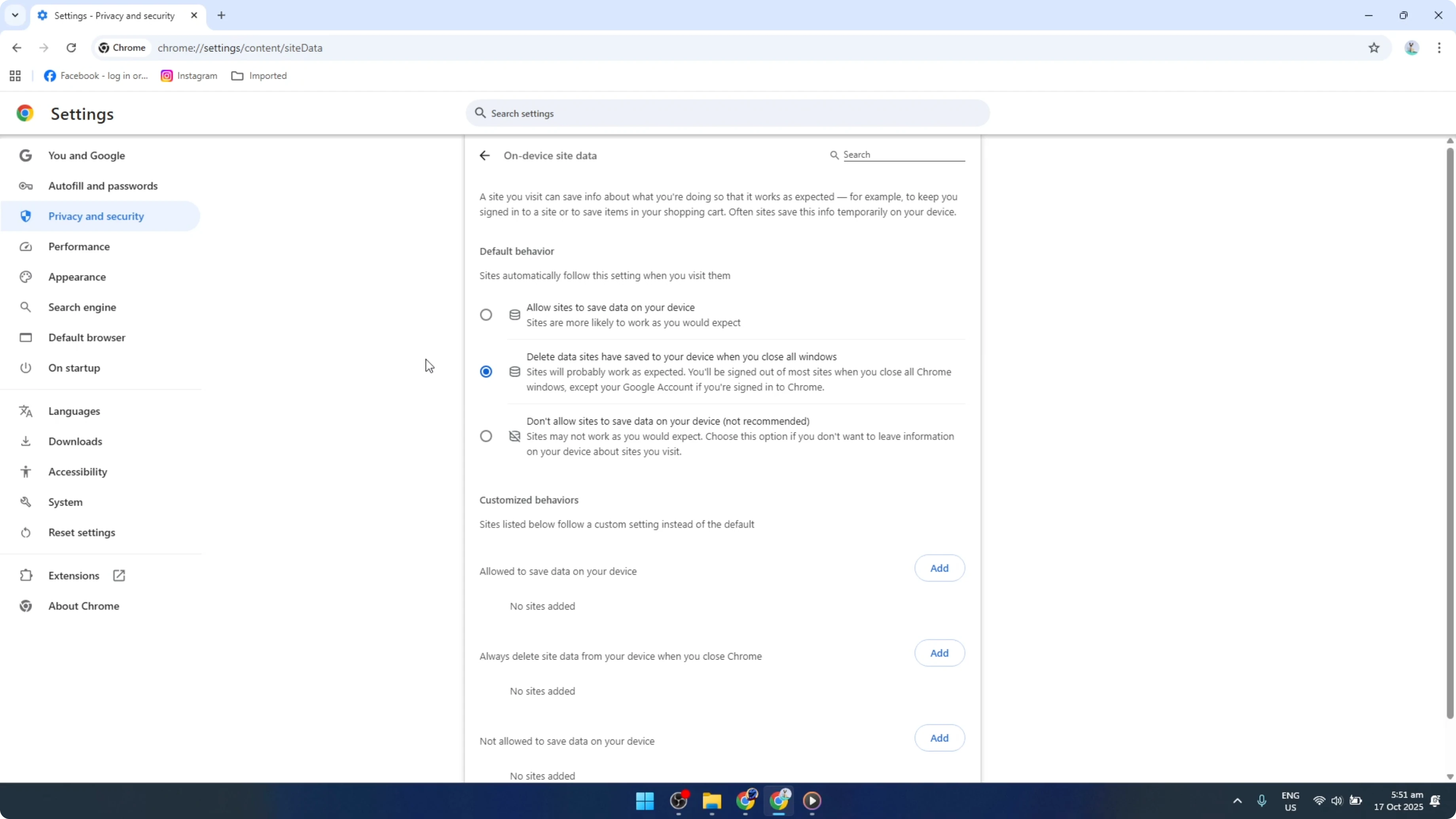 Screenshot from How To Automatically Clear Google Chrome Browsing Data On Exit [2026 Guide] at 118s