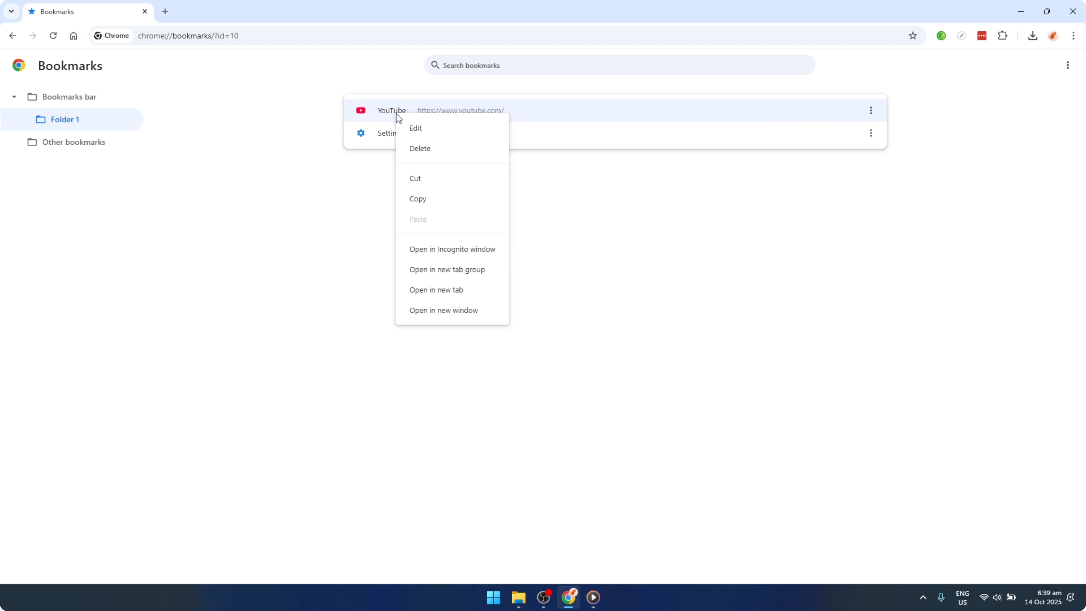 Screenshot from How To Click and Open Your Google Chrome Bookmarks in New Tabs [2026 Guide] at 80s