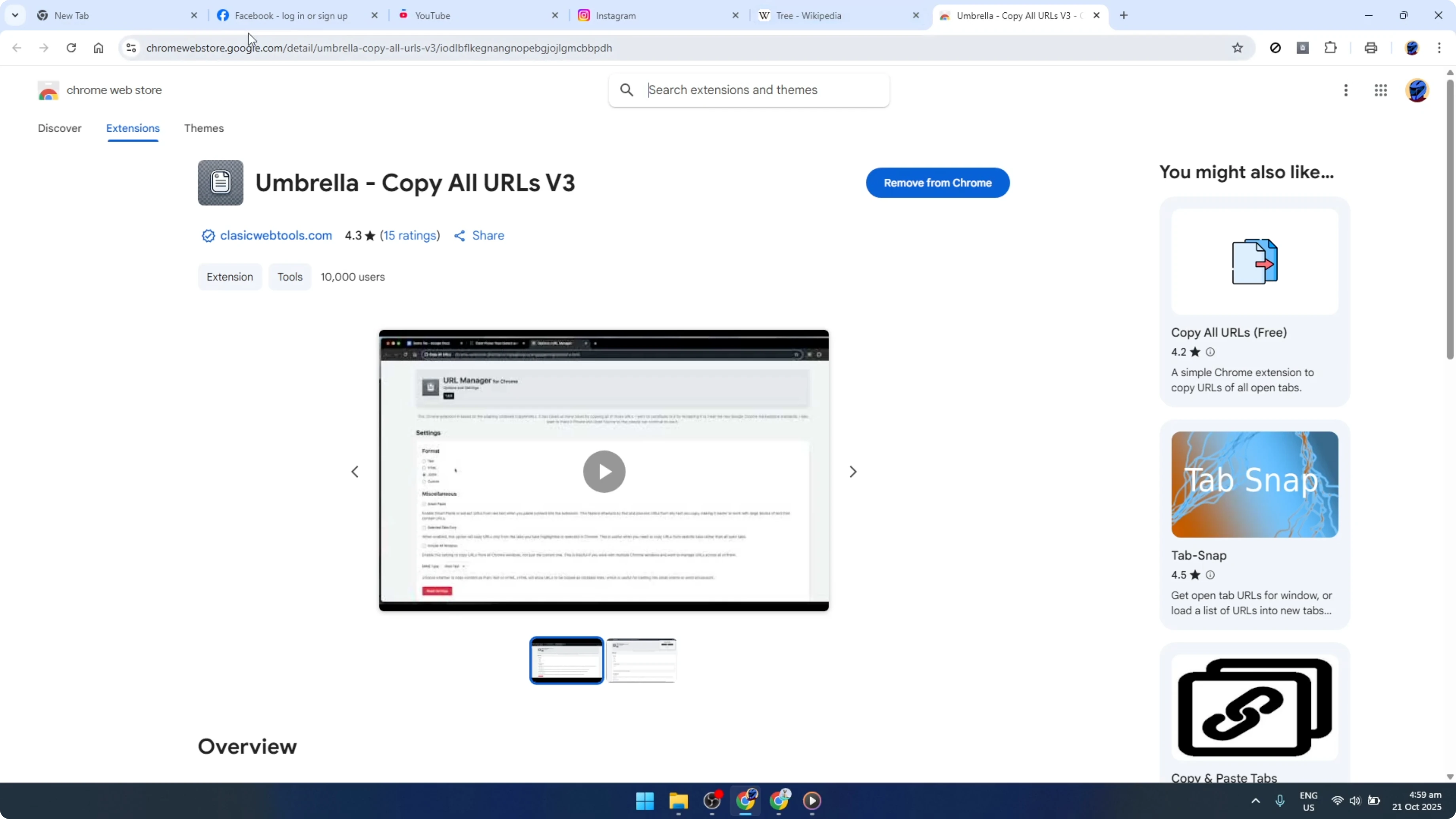 Screenshot from How To Copy and Open Multiple URLs in Google Chrome Browser With One Click [2026 Guide] at 94s