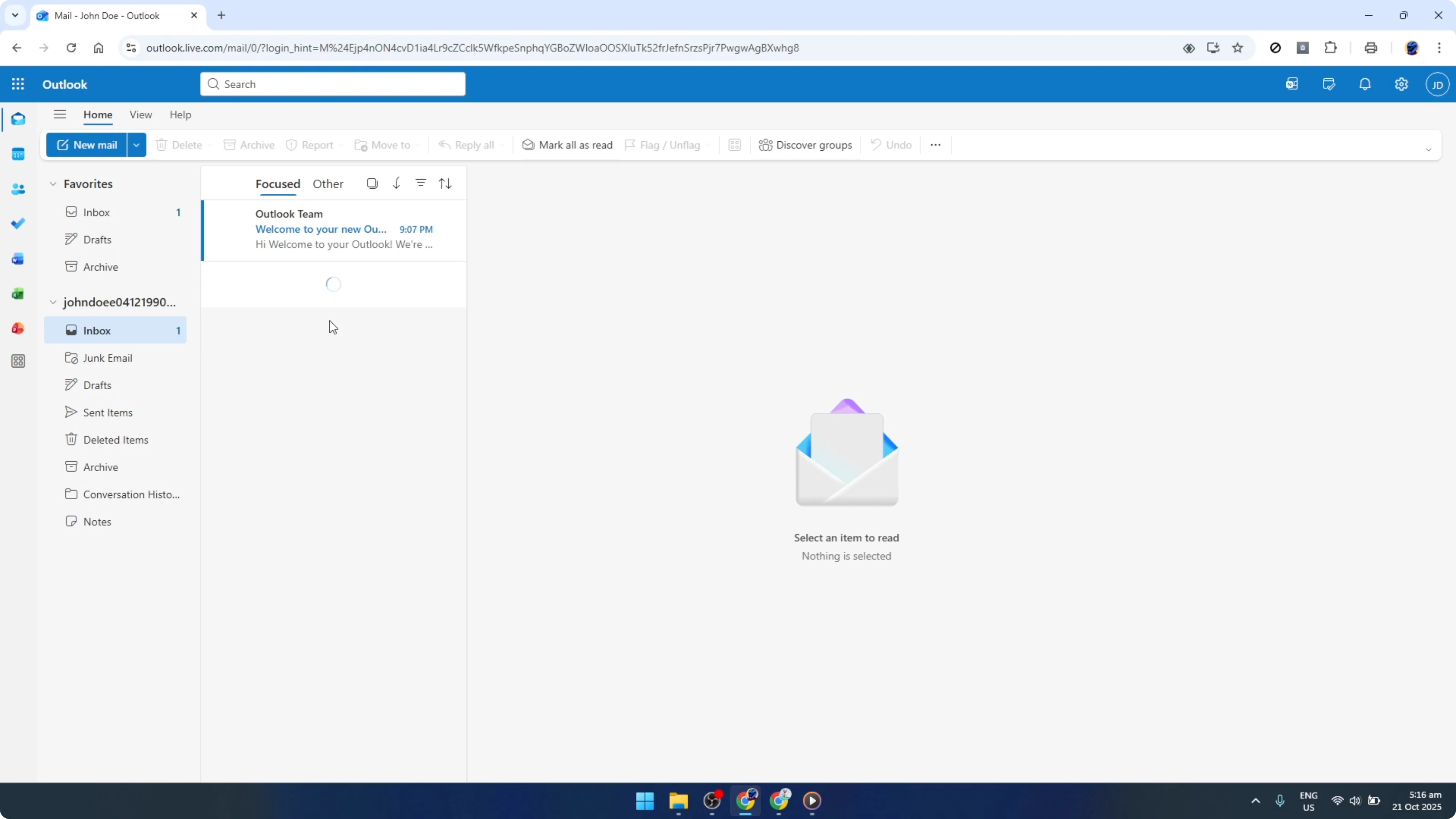 Screenshot from How To Copy And Paste In Microsoft Outlook Using Google Chrome [2026 Guide] at 62s