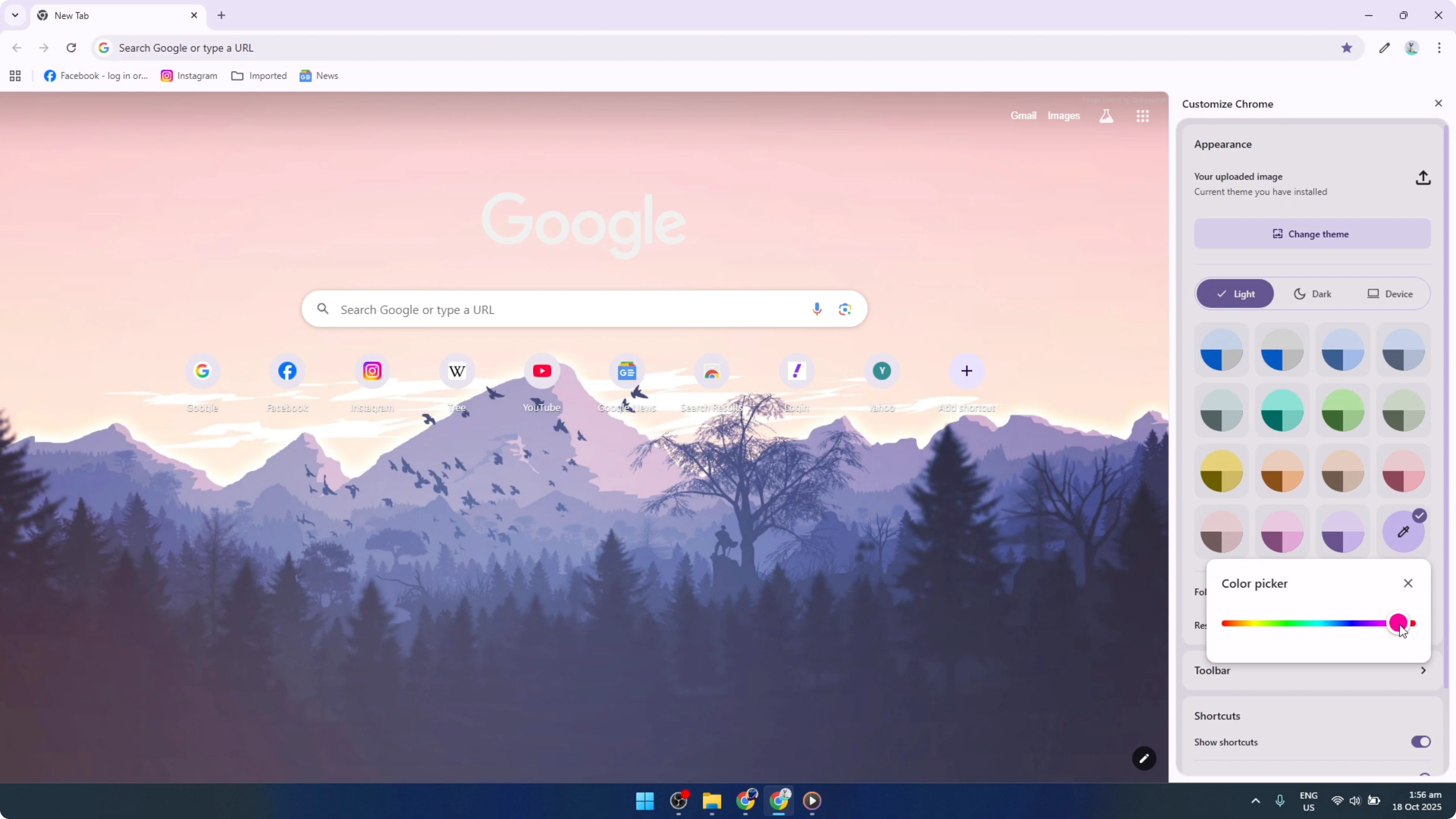 Screenshot from How To Make Your Own Custom Google Chrome Theme [2026 Guide] at 93s