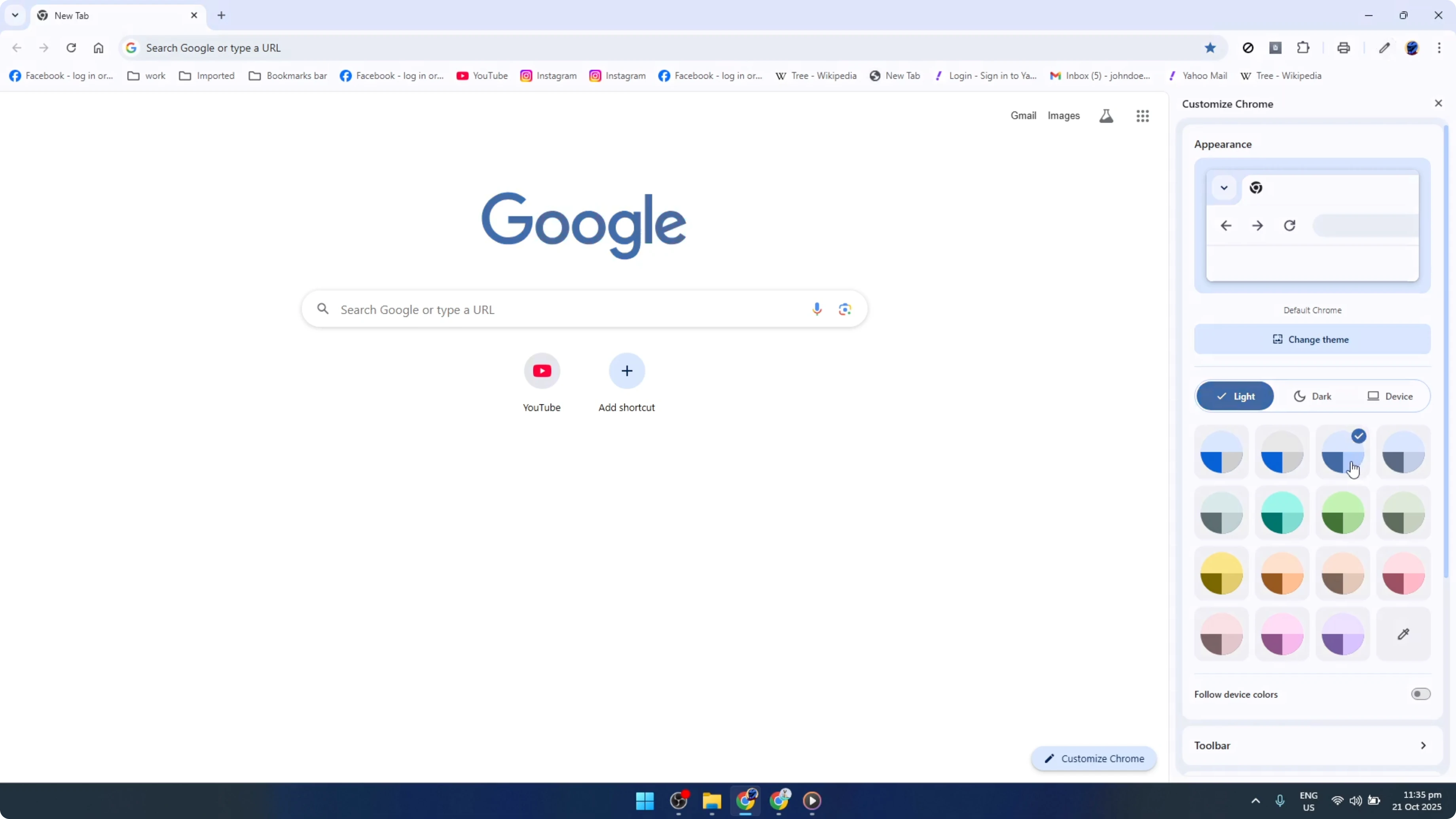 Screenshot from How To Customize Google Chrome Homepage [2026 Guide] at 41s
