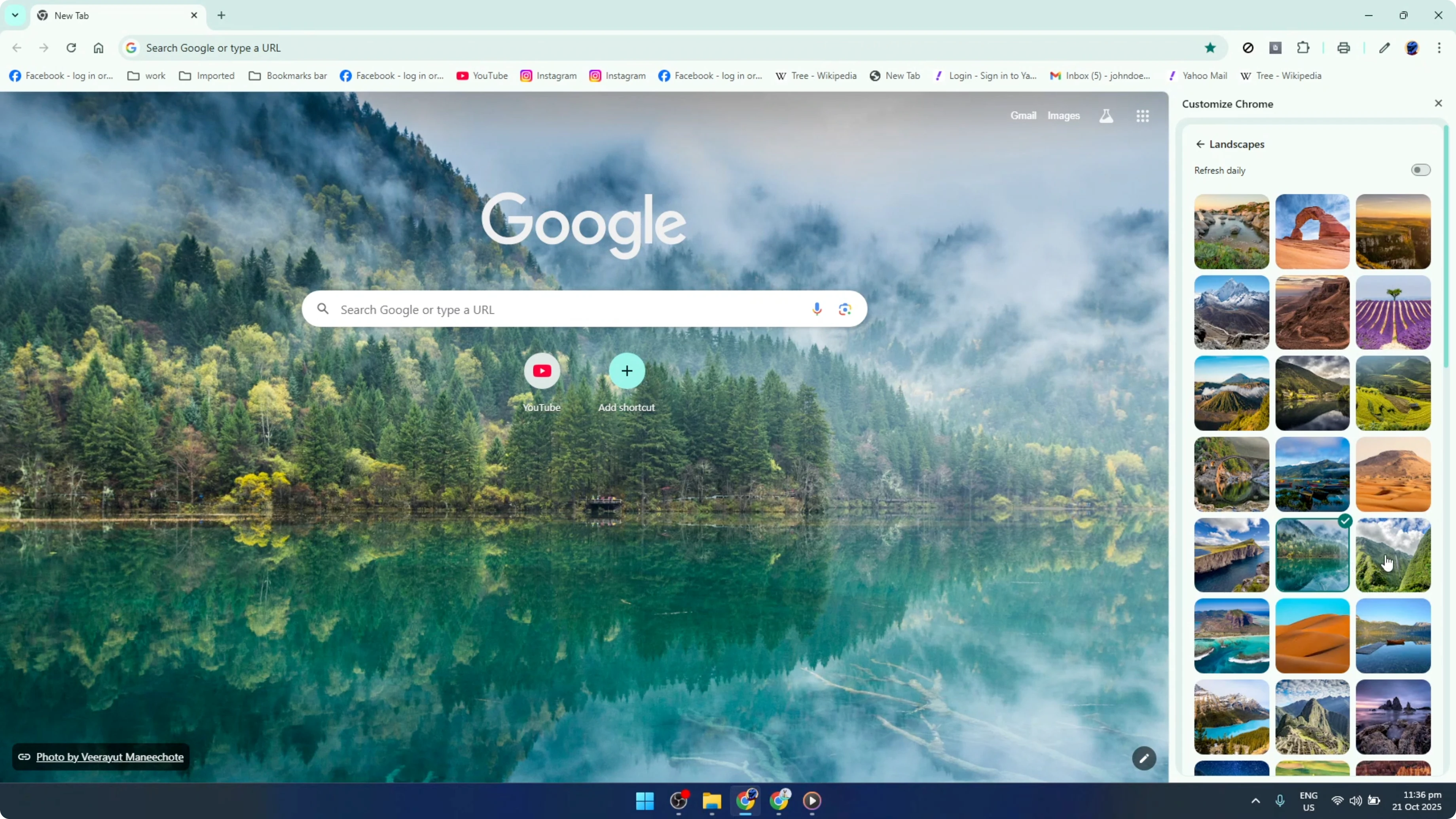Screenshot from How To Customize Google Chrome Homepage [2026 Guide] at 70s