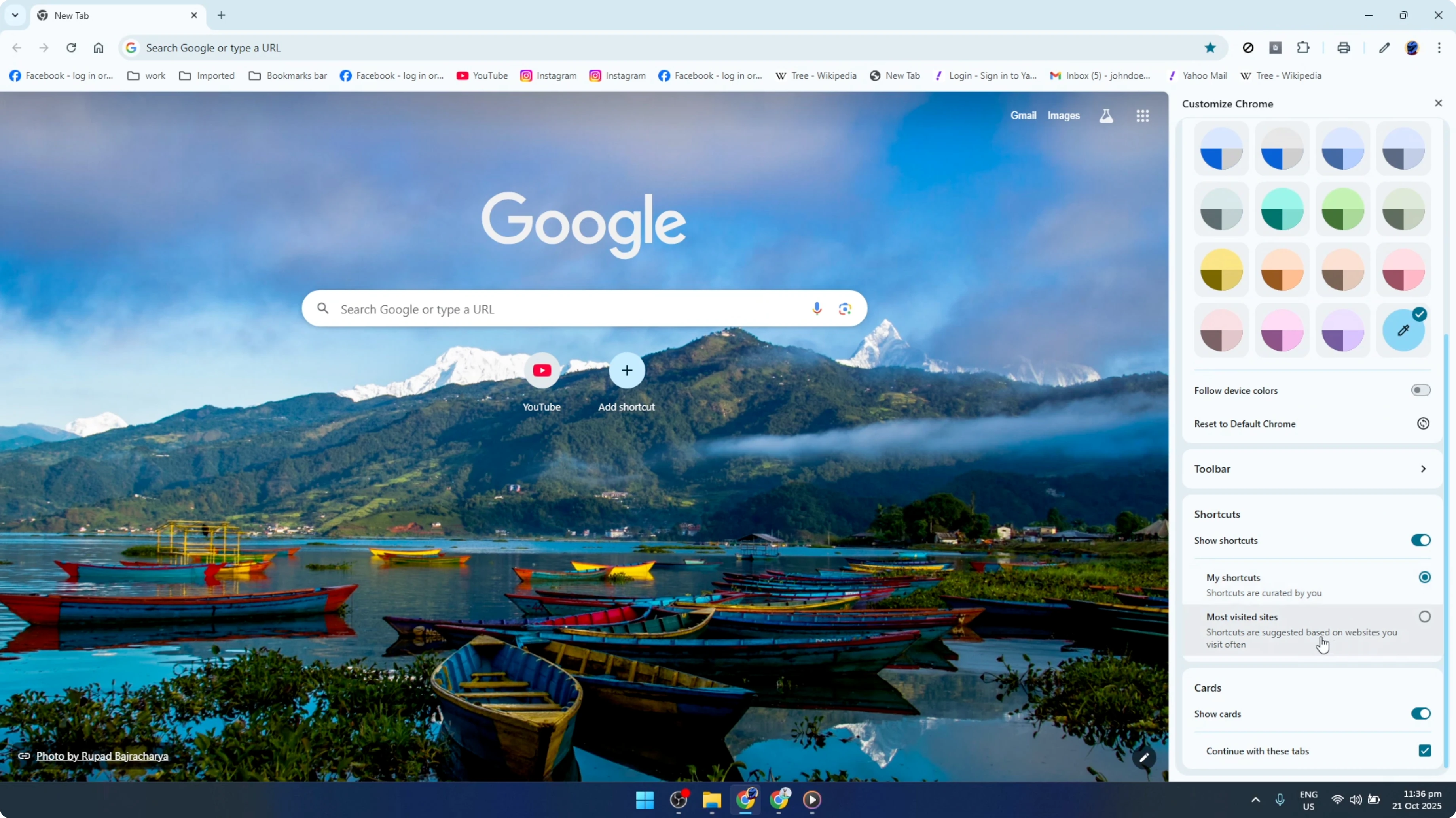 Screenshot from How To Customize Google Chrome Homepage [2026 Guide] at 91s