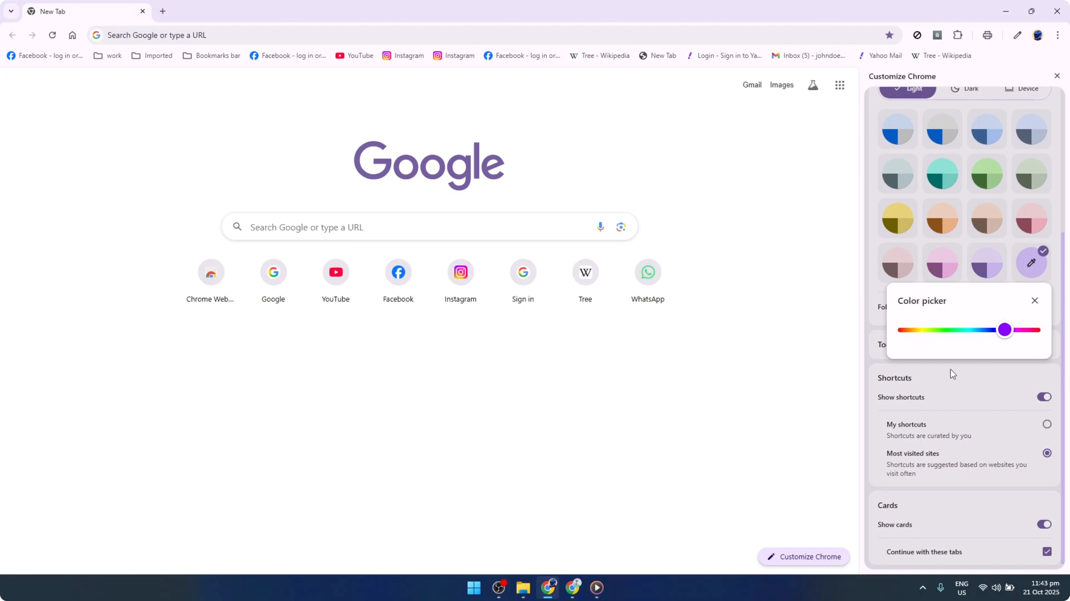 Screenshot from How To Customize Google Chrome Tab Colors Without an Extension [2026 Guide] at 104s