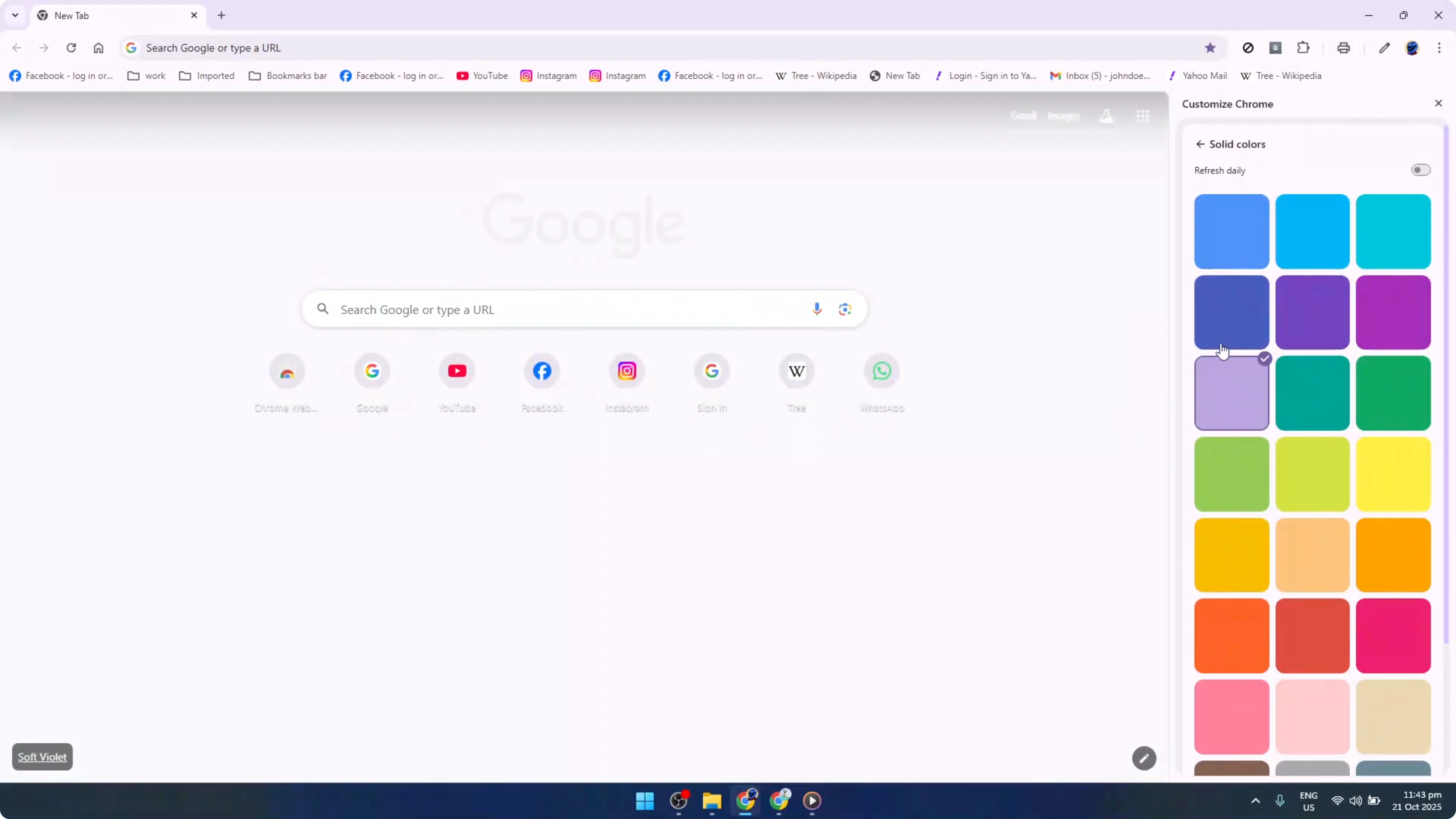 Screenshot from How To Customize Google Chrome Tab Colors Without an Extension [2026 Guide] at 112s