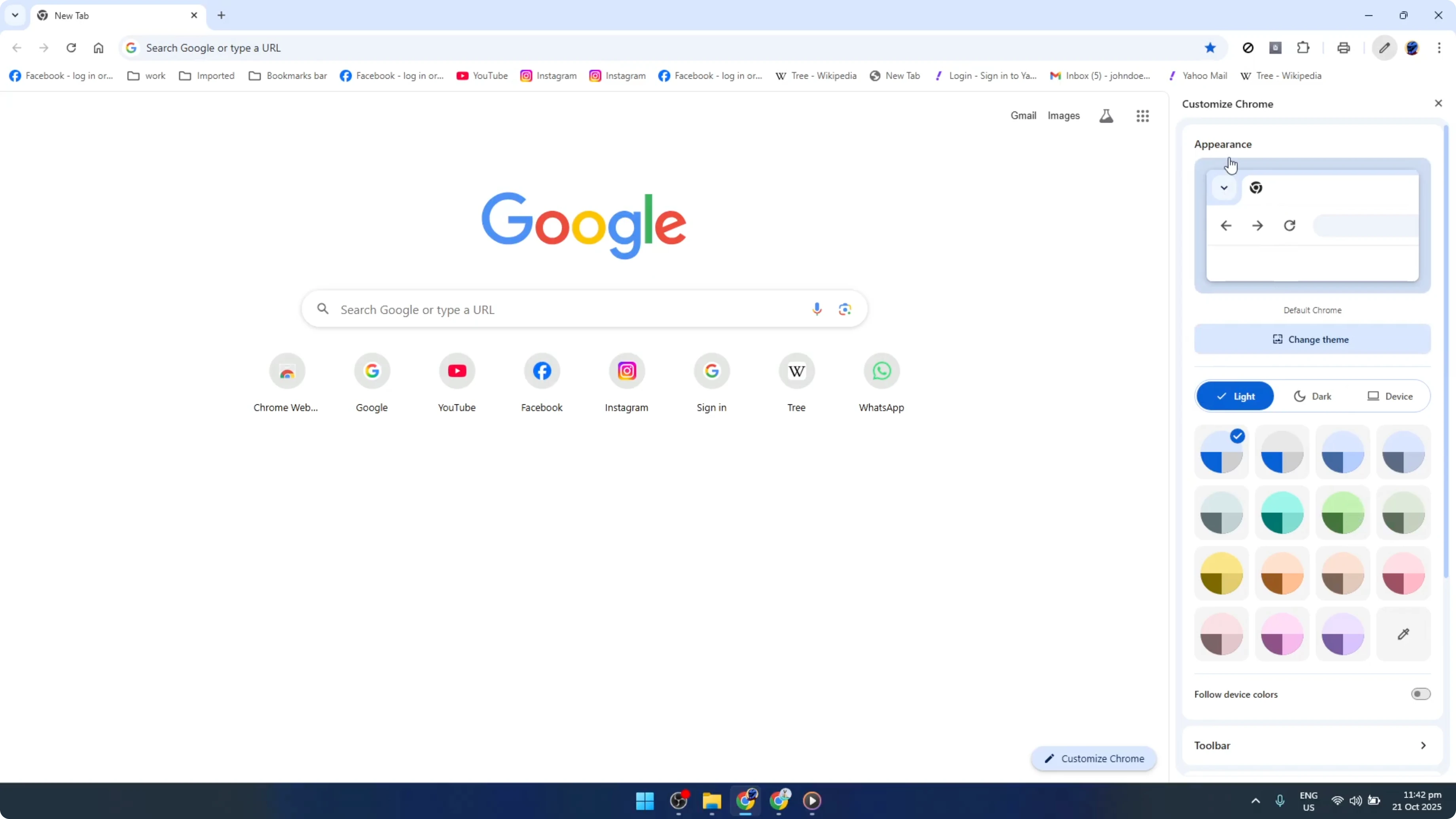 Screenshot from How To Customize Google Chrome Tab Colors Without an Extension [2026 Guide] at 41s