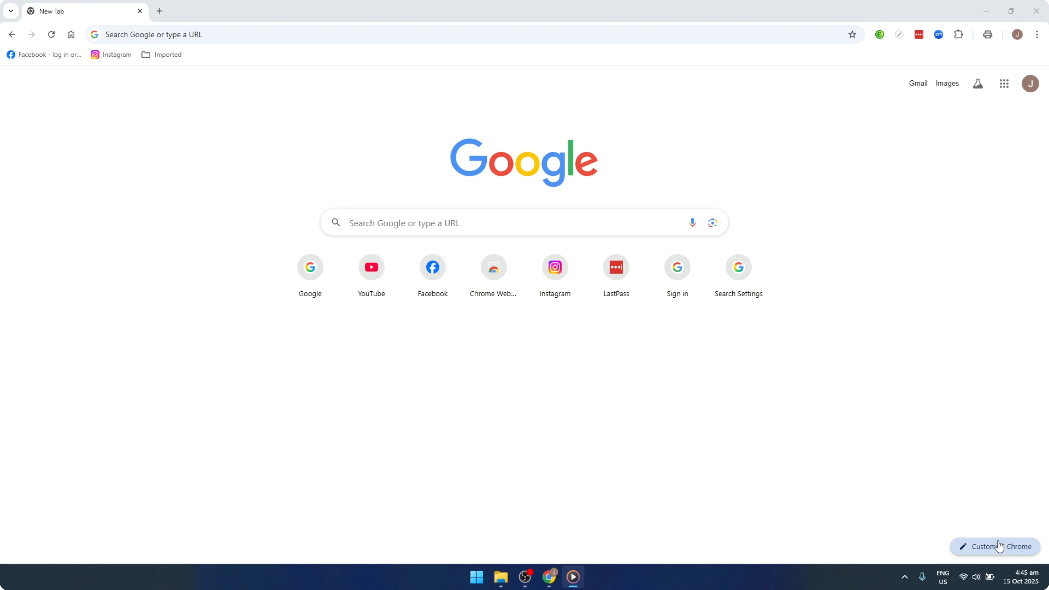 Screenshot from How To CUSTOMIZE TOOLBAR IN Google Chrome [2026 Guide] at 25s