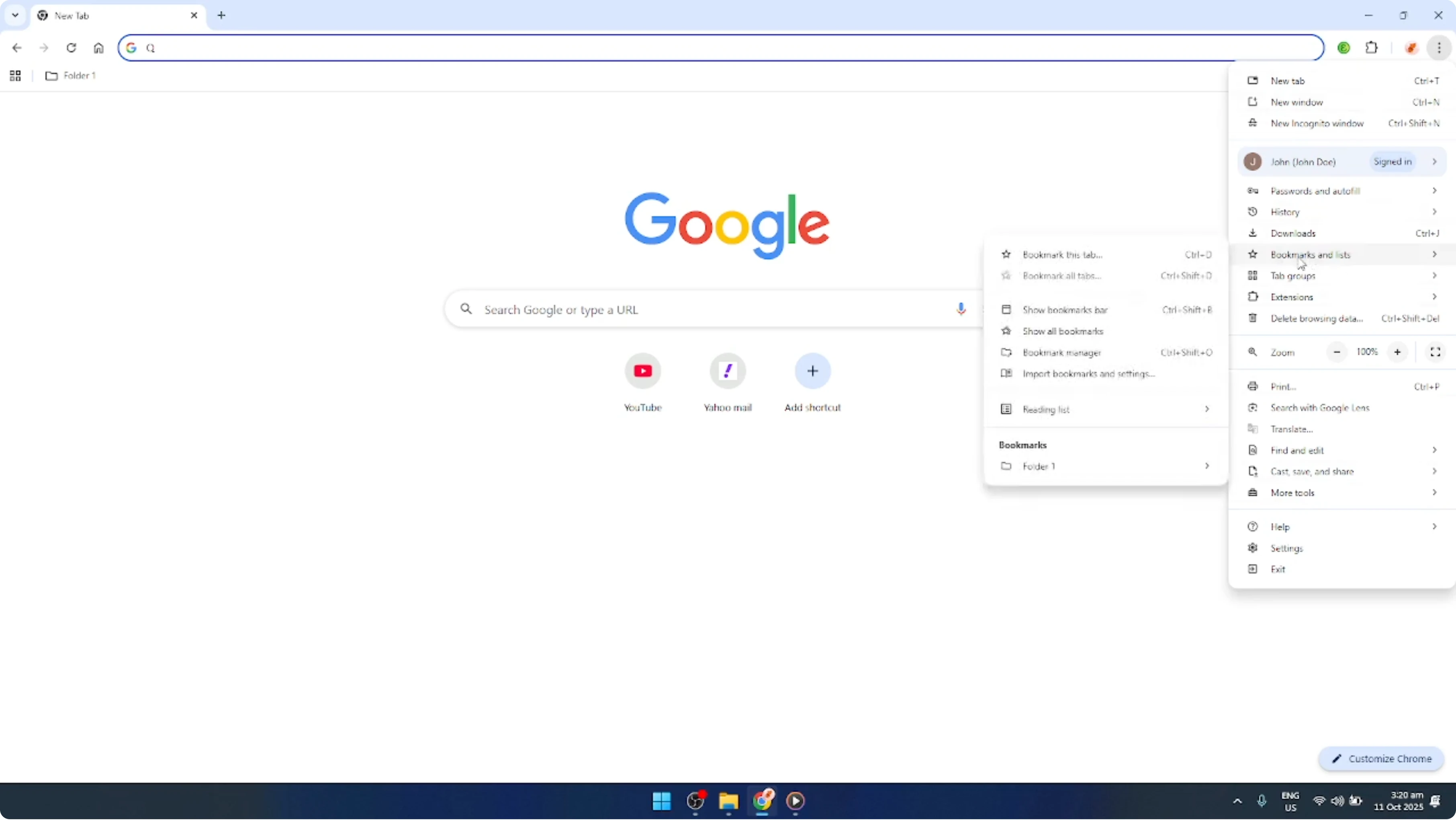 Screenshot from How To Delete All Bookmarks from Google Chrome [2026 Guide] at 40s
