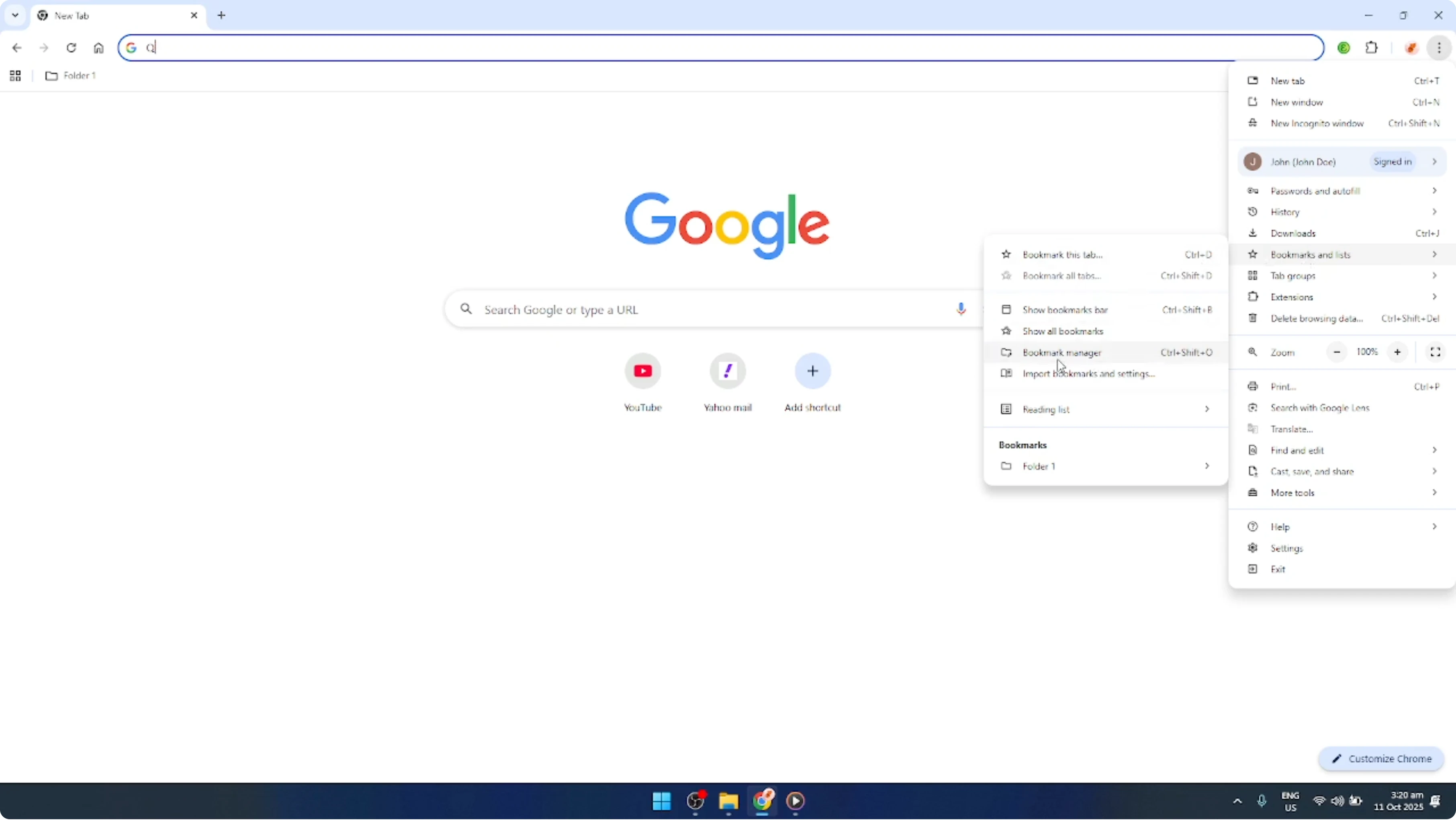 Screenshot from How To Delete All Bookmarks from Google Chrome [2026 Guide] at 44s