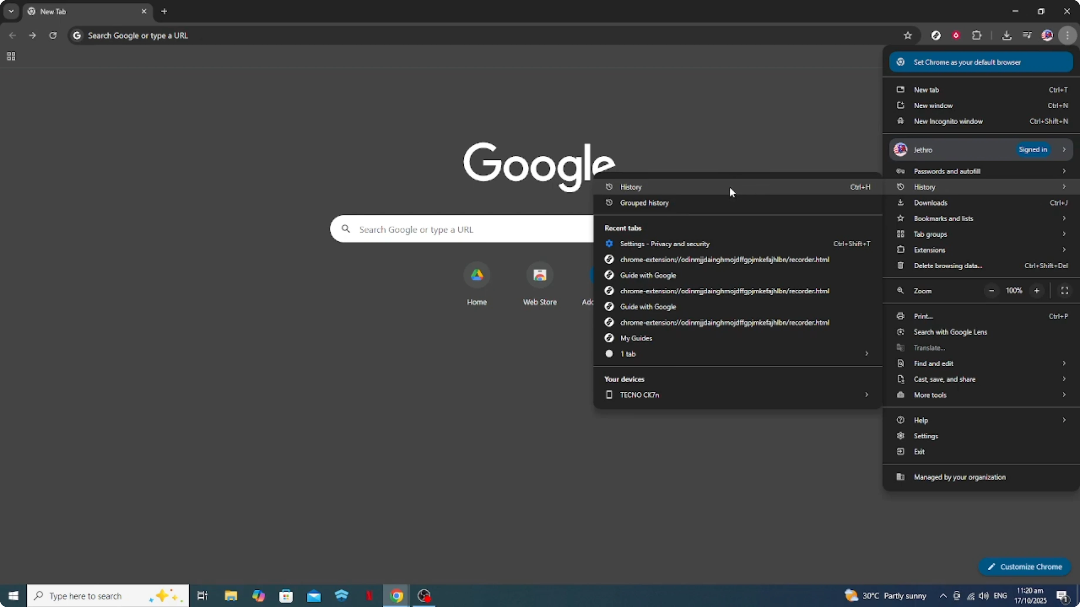 Screenshot from How To Delete a Link In Google Chrome [2026 Guide] at 43s
