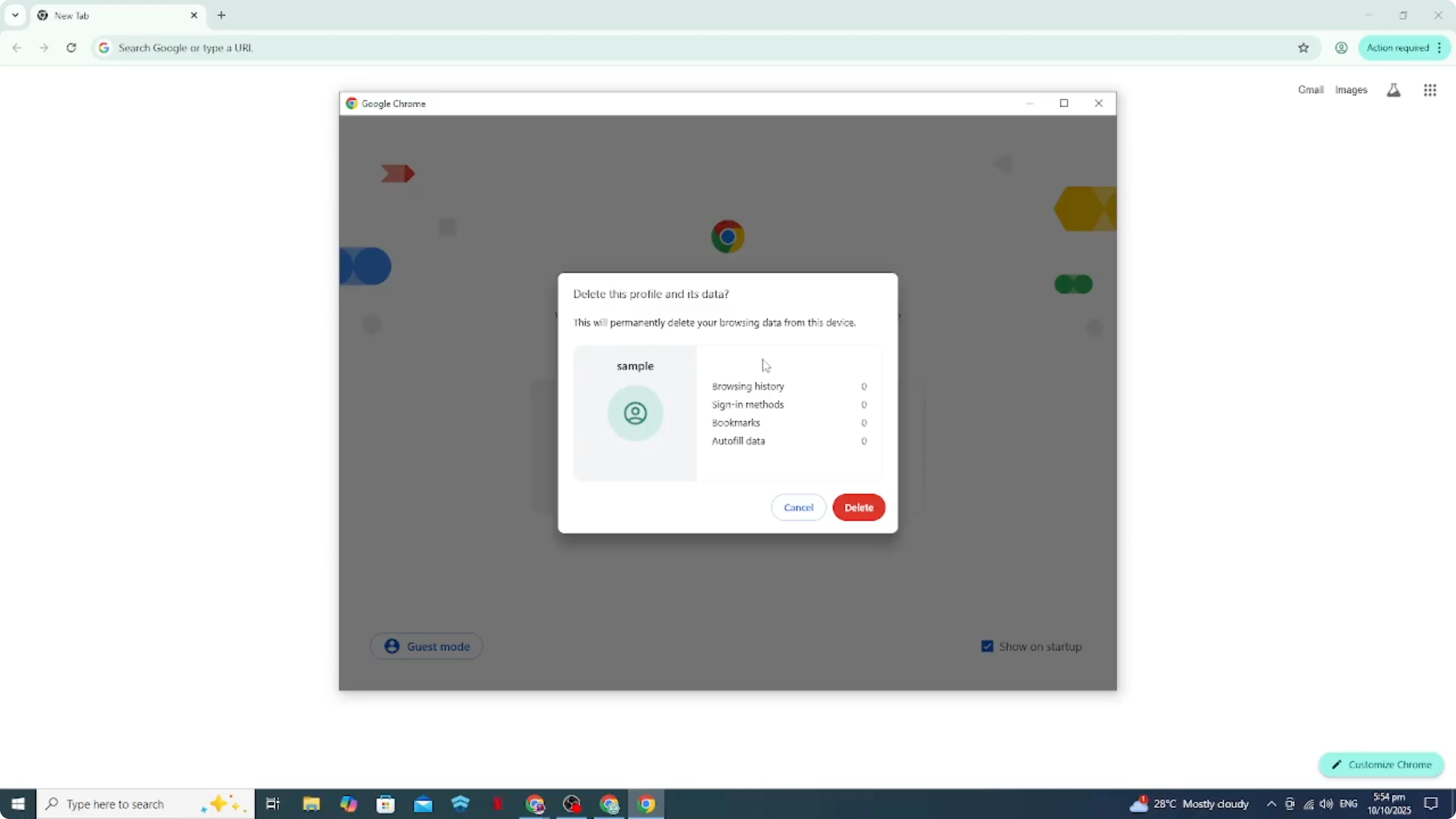 Screenshot from How To Delete Multiple Google Chrome Profile [2026 Guide] at 110s