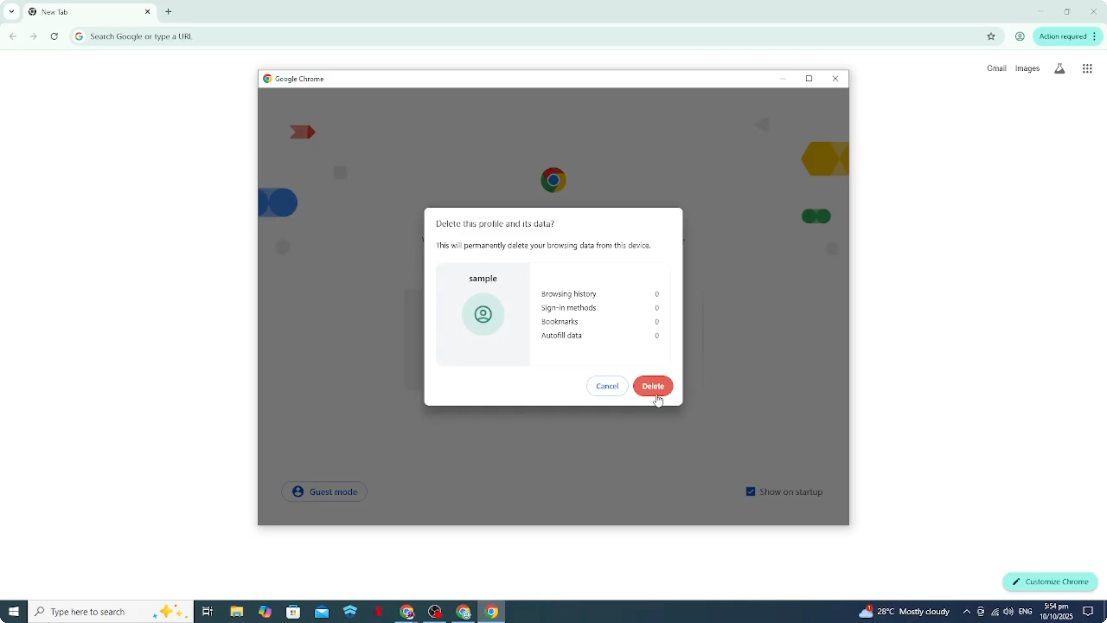 Screenshot from How To Delete Multiple Google Chrome Profile [2026 Guide] at 145s