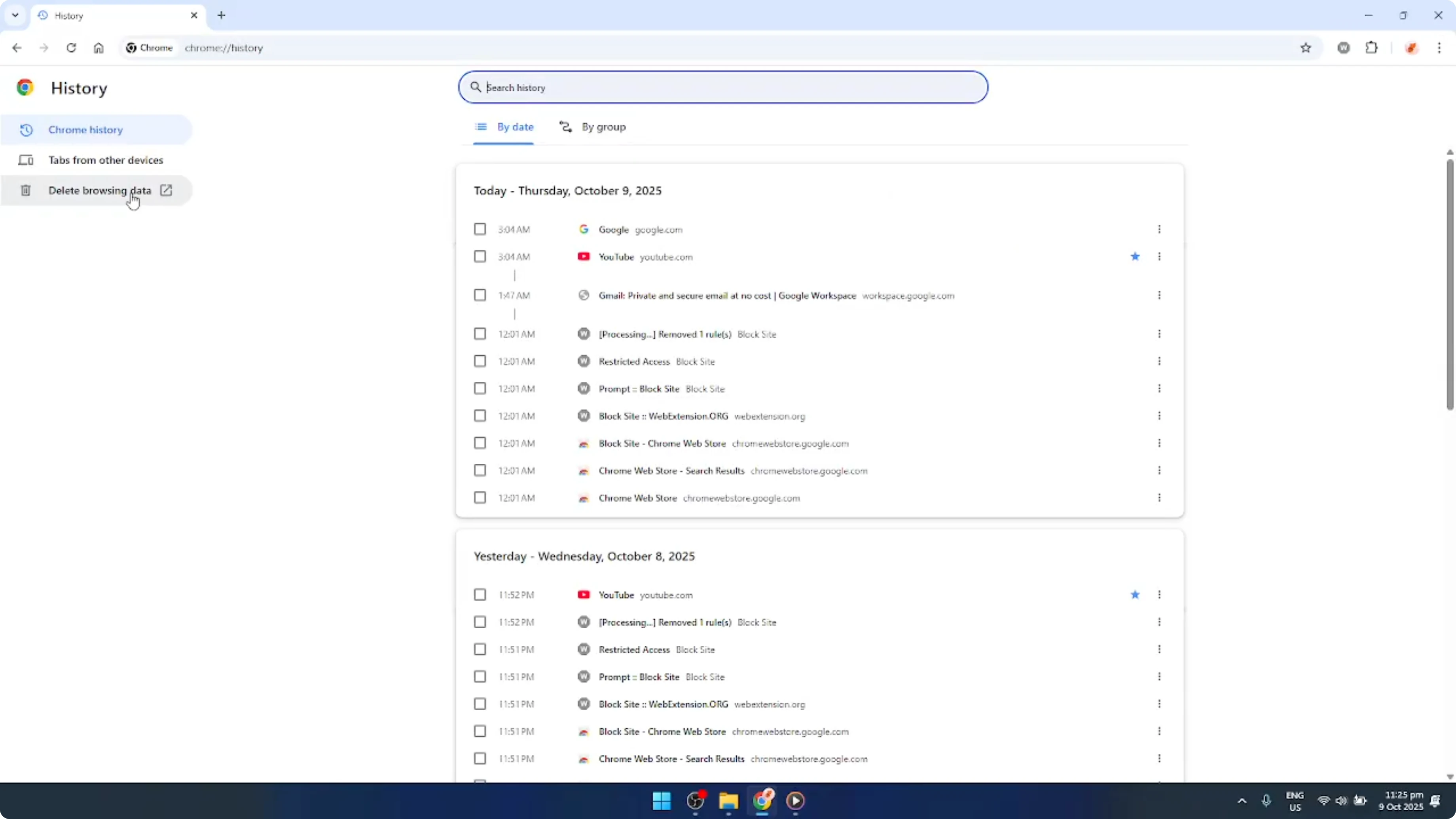Screenshot from How To Delete Search History on Google Chrome Laptop [2026 Guide] at 41s