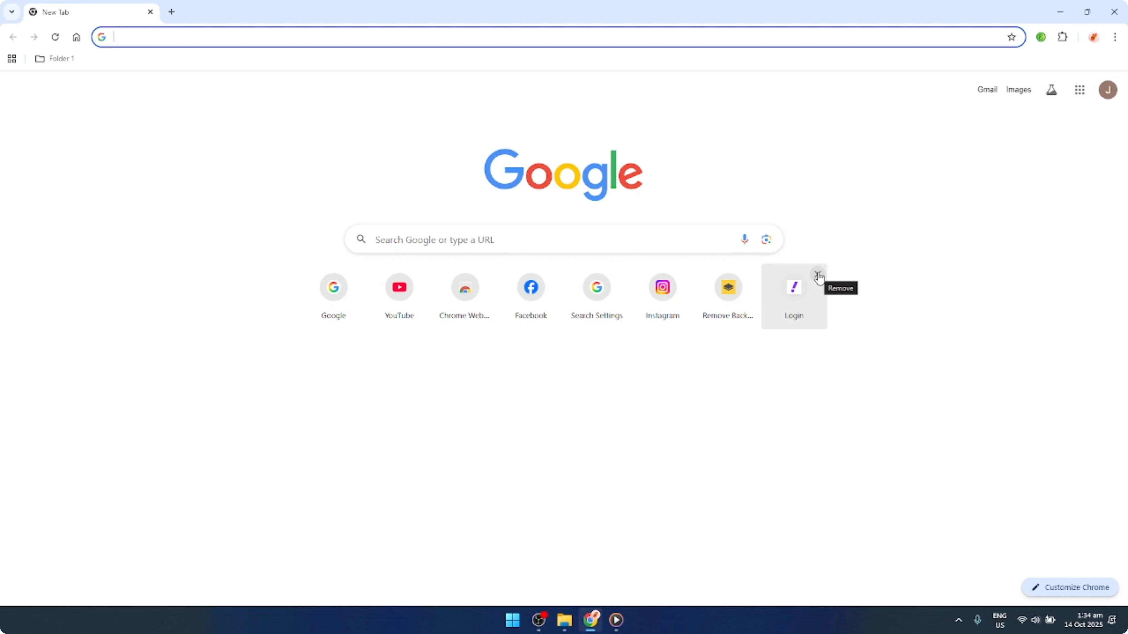 Screenshot from How To Delete Shortcut On Google Chrome [2026 Guide] at 66s