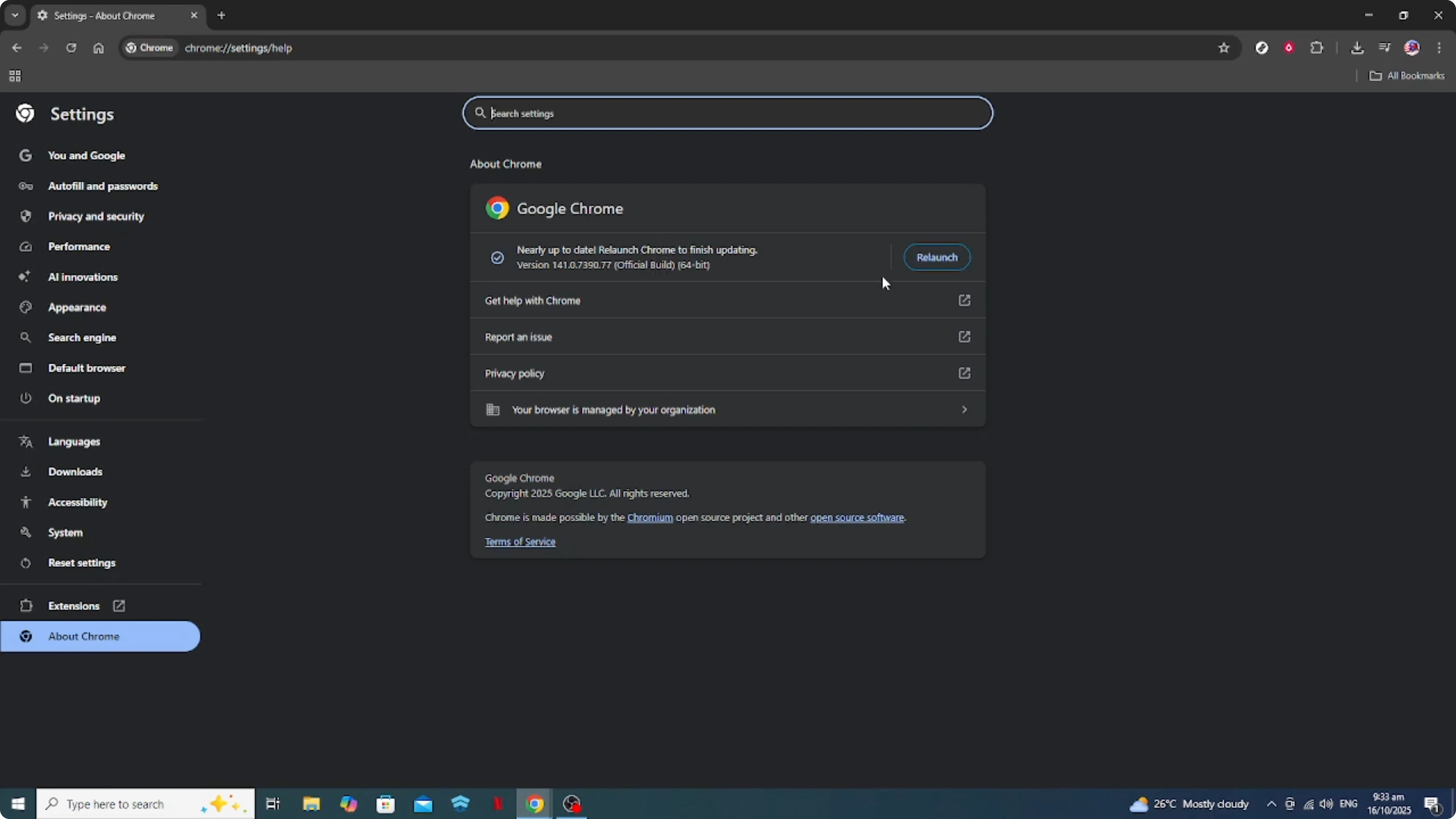 Screenshot from How To Disable AI in Google Chrome [2026 Guide] at 43s