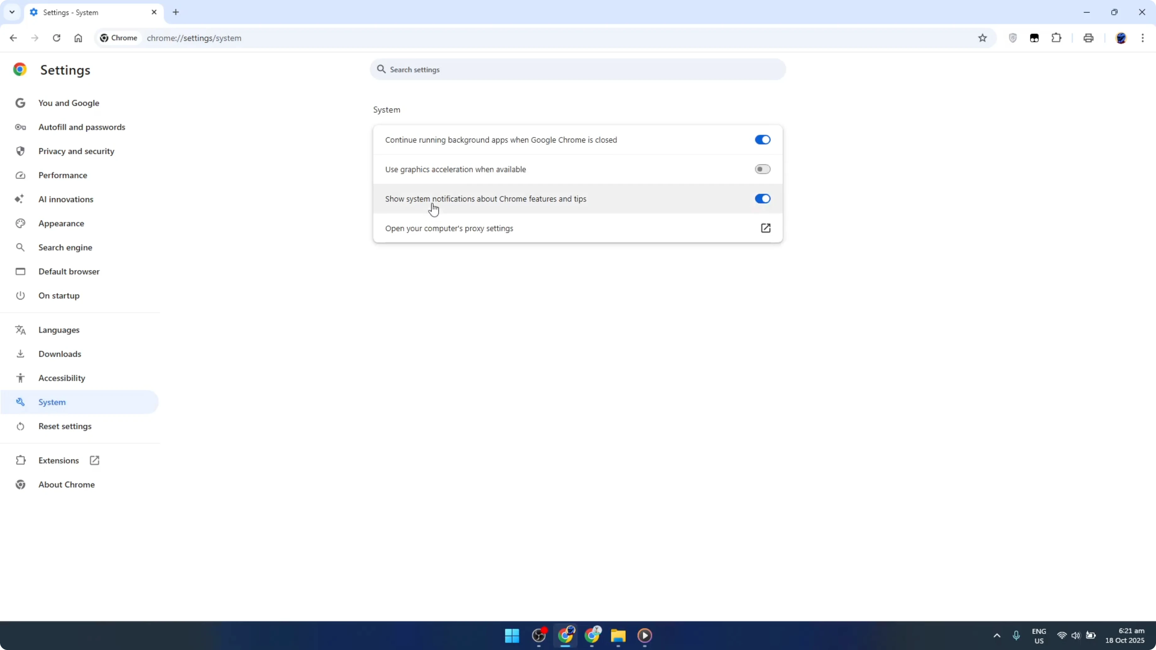 Screenshot from How To Disable Hardware Acceleration In Google Chrome [2026 Guide] at 87s