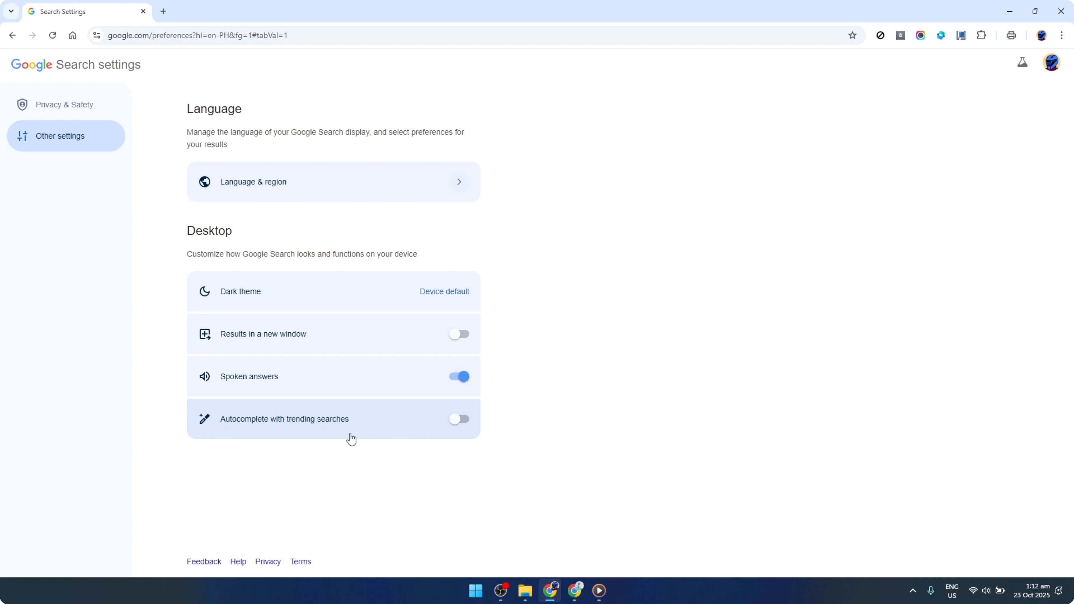 Screenshot from How To Disable Search Suggestions In Google Chrome [2026 Guide] at 118s