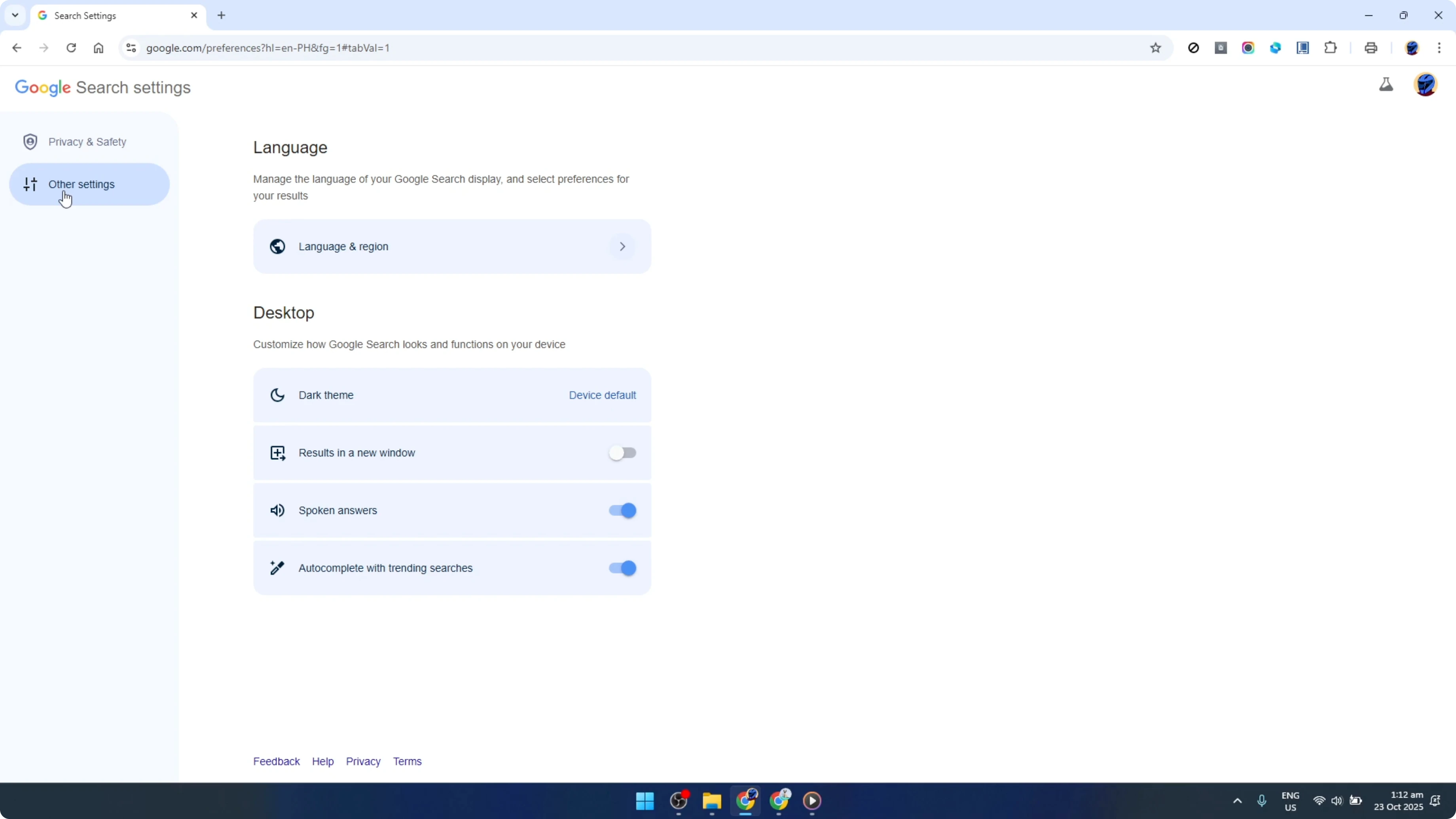 Screenshot from How To Disable Search Suggestions In Google Chrome [2026 Guide] at 73s