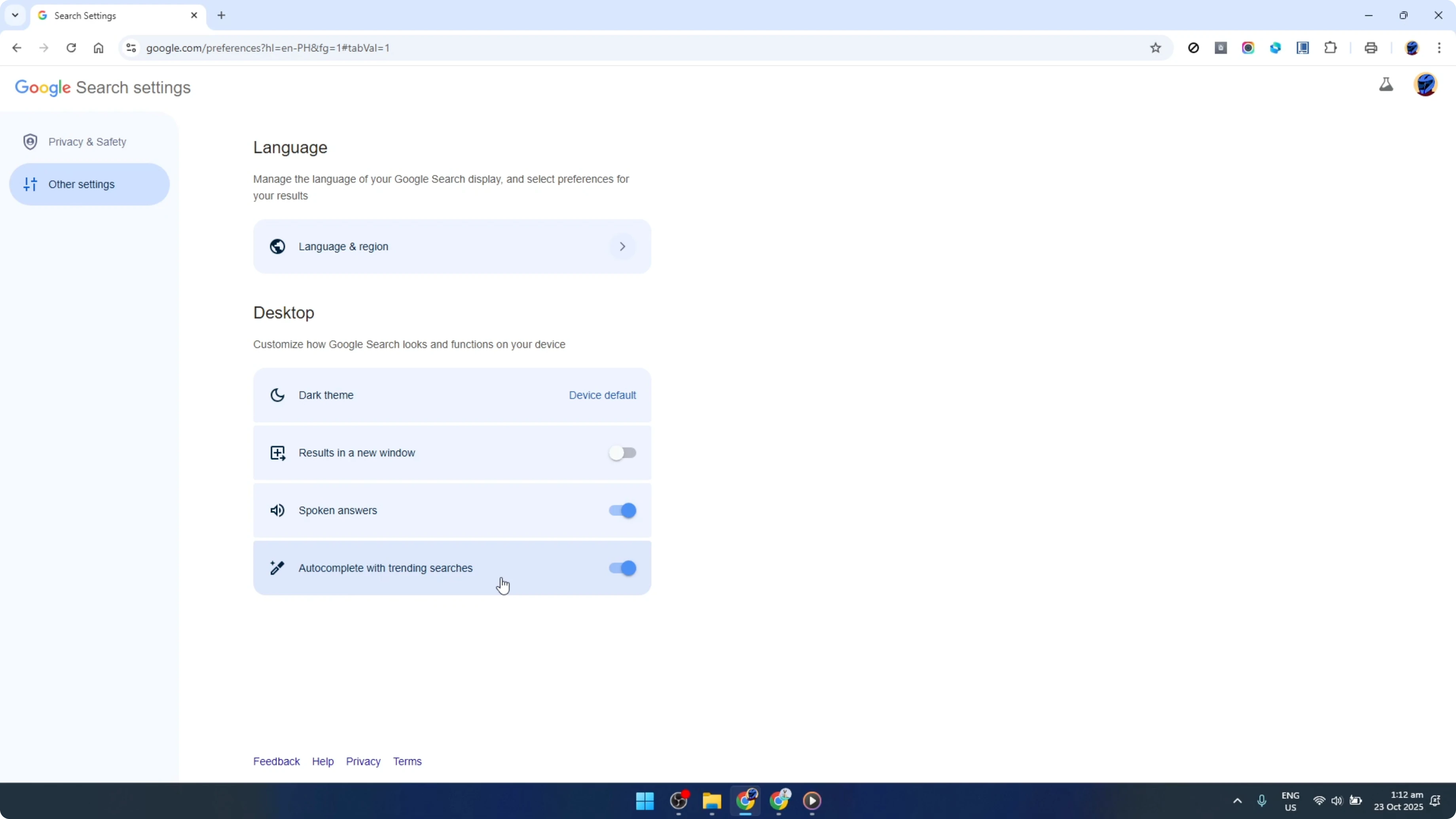 Screenshot from How To Disable Search Suggestions In Google Chrome [2026 Guide] at 91s