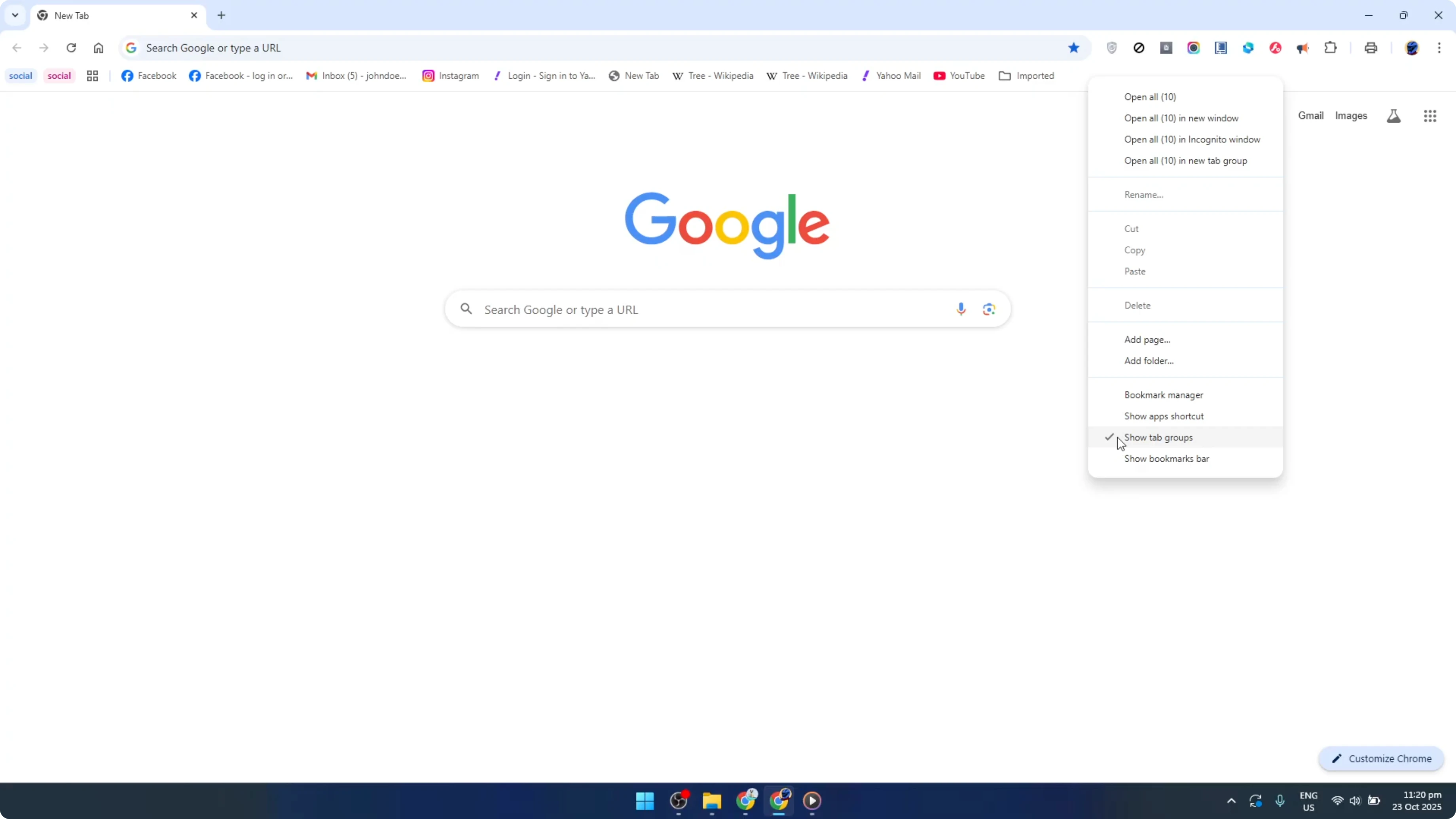 Screenshot from How To Disable the New 'Tab Groups' Button in Google Chrome [2026 Guide] at 102s