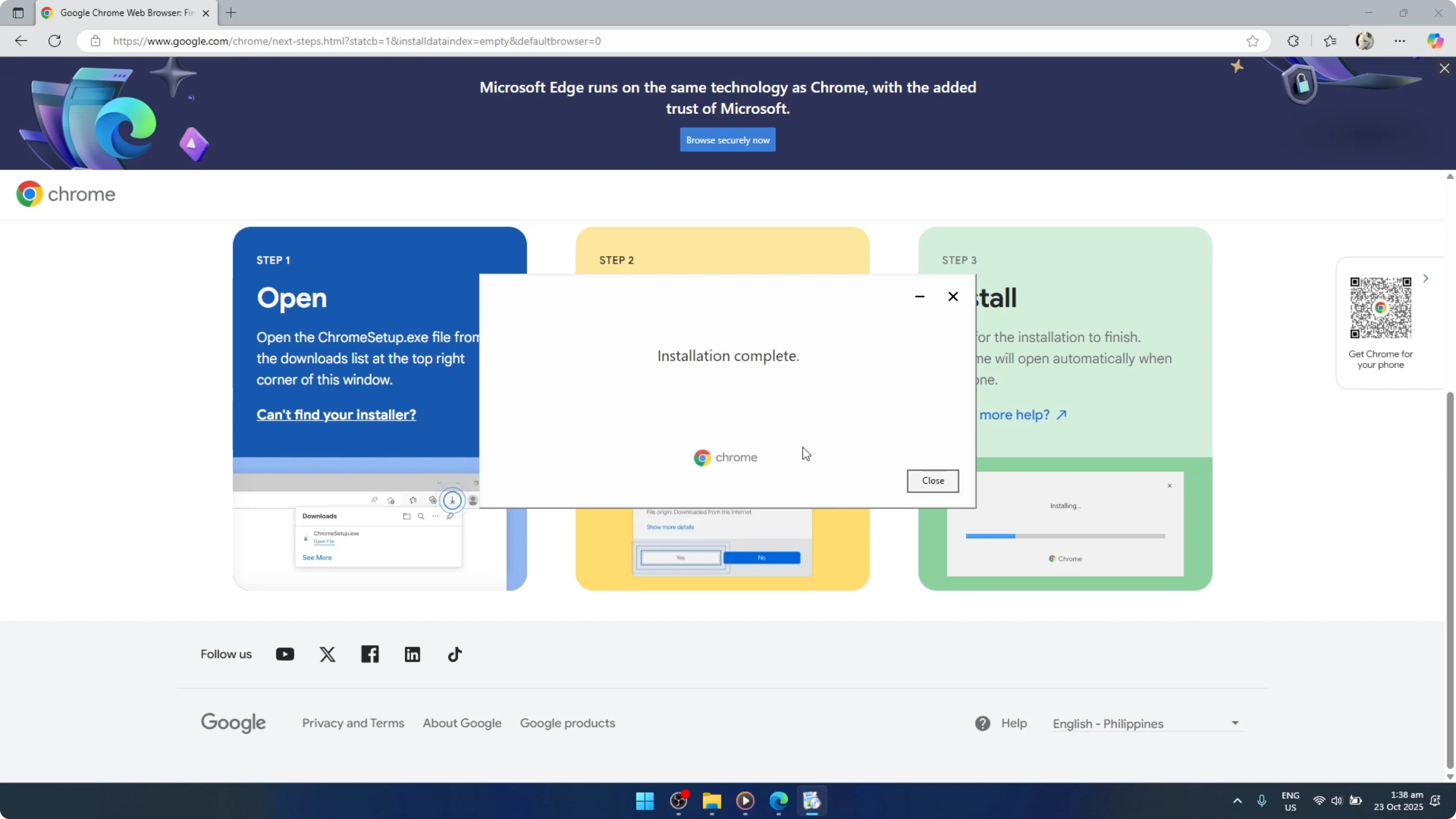 Screenshot from How To Download and Install Google Chrome on Windows 11 [2026 Guide] at 113s