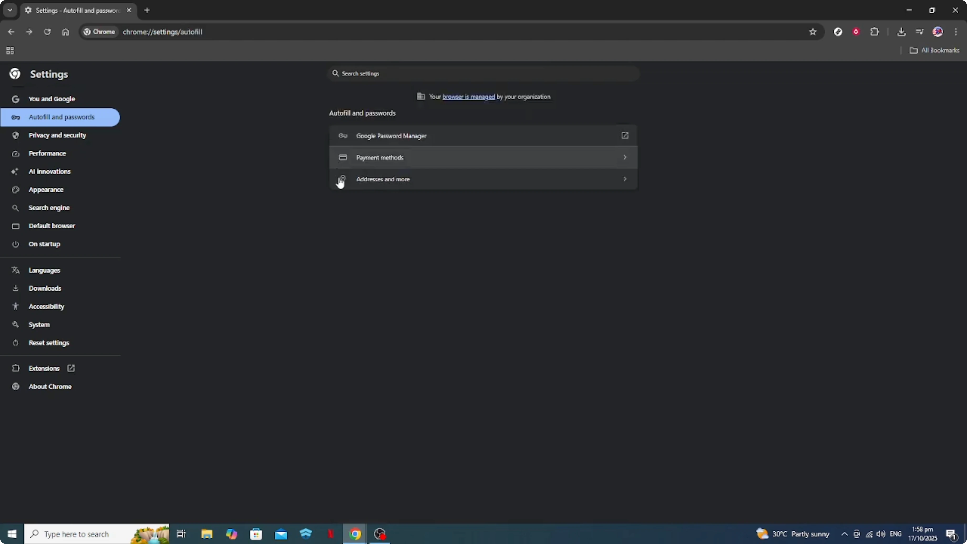 Screenshot from How To Enable and Disable Autofill in Google Chrome [2026 Guide] at 113s