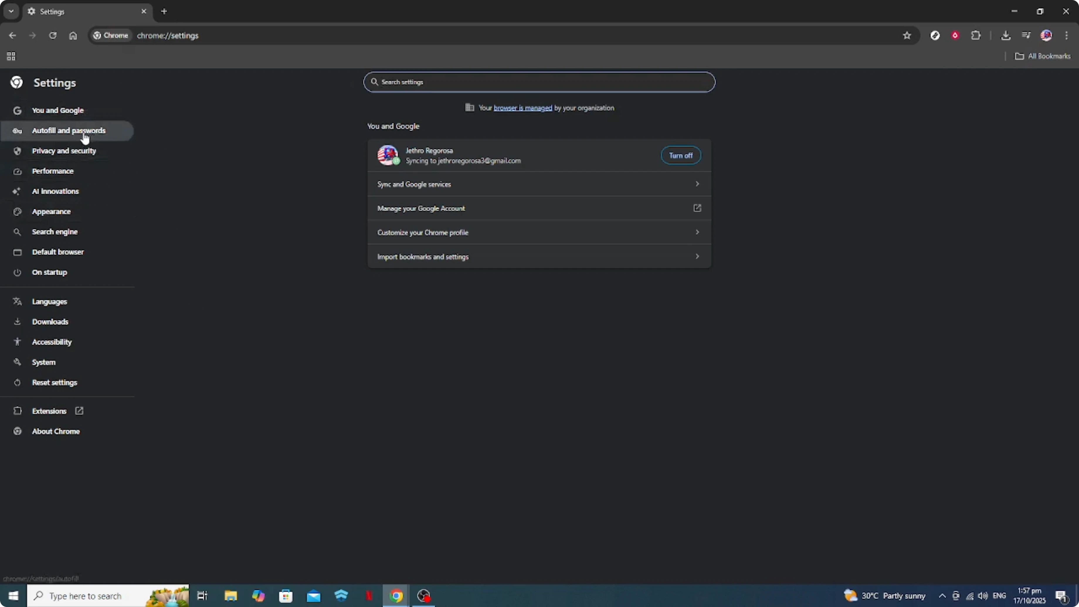 Screenshot from How To Enable and Disable Autofill in Google Chrome [2026 Guide] at 56s