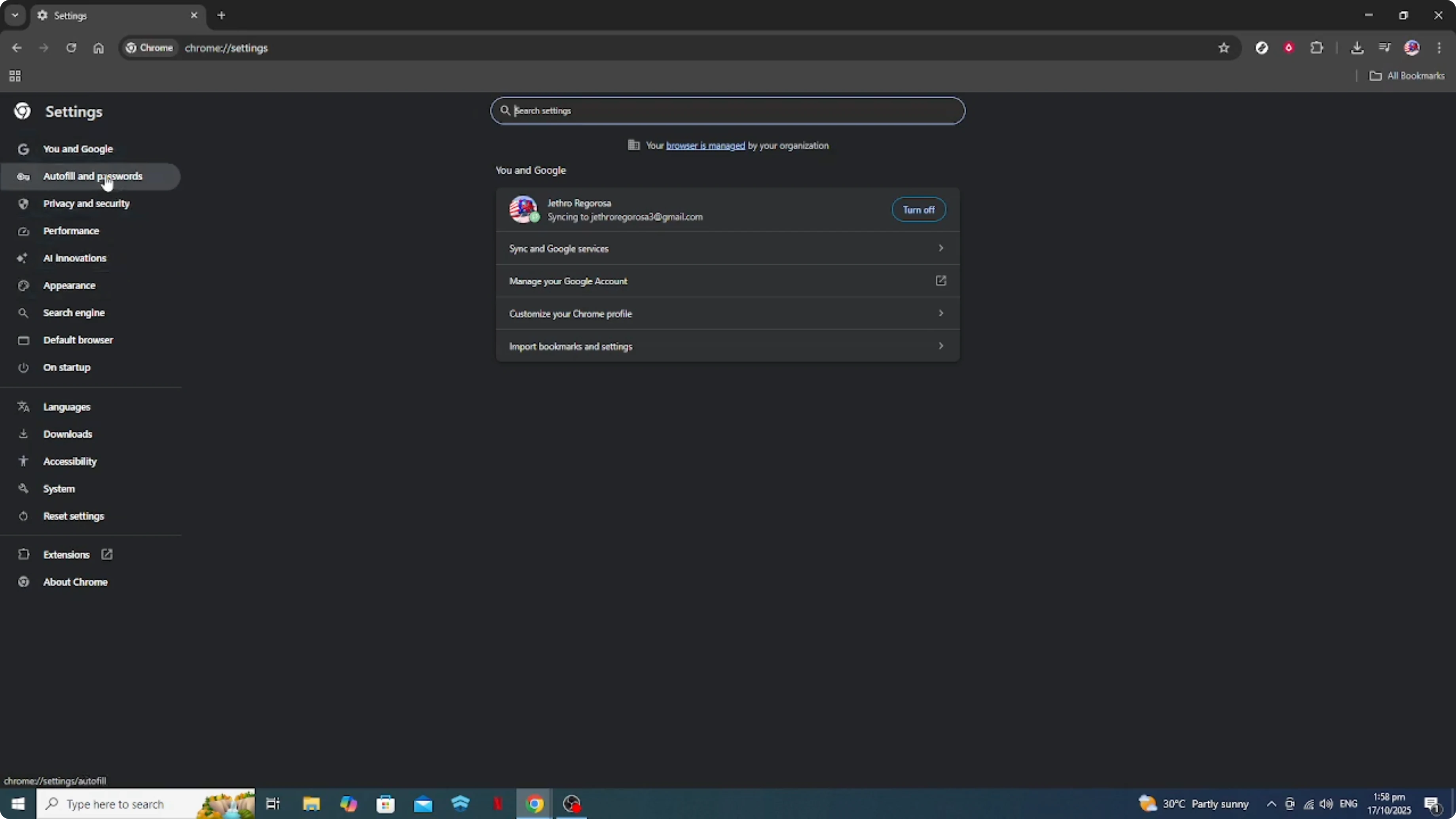 Screenshot from How To Enable and Disable Autofill in Google Chrome [2026 Guide] at 64s