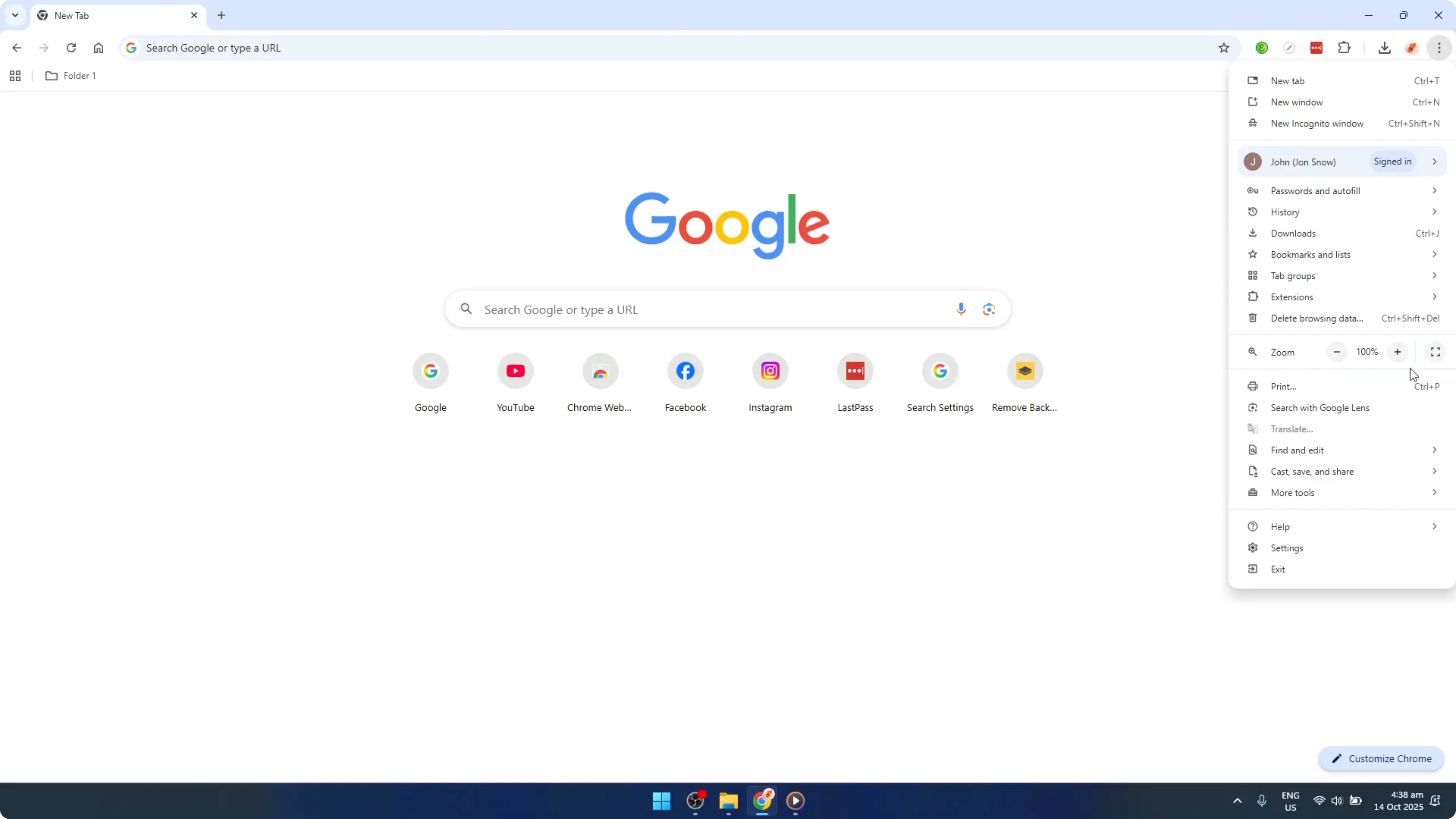 Screenshot from How To Enable Or Disable Full Screen Mode in Google Chrome [2026 Guide] at 54s