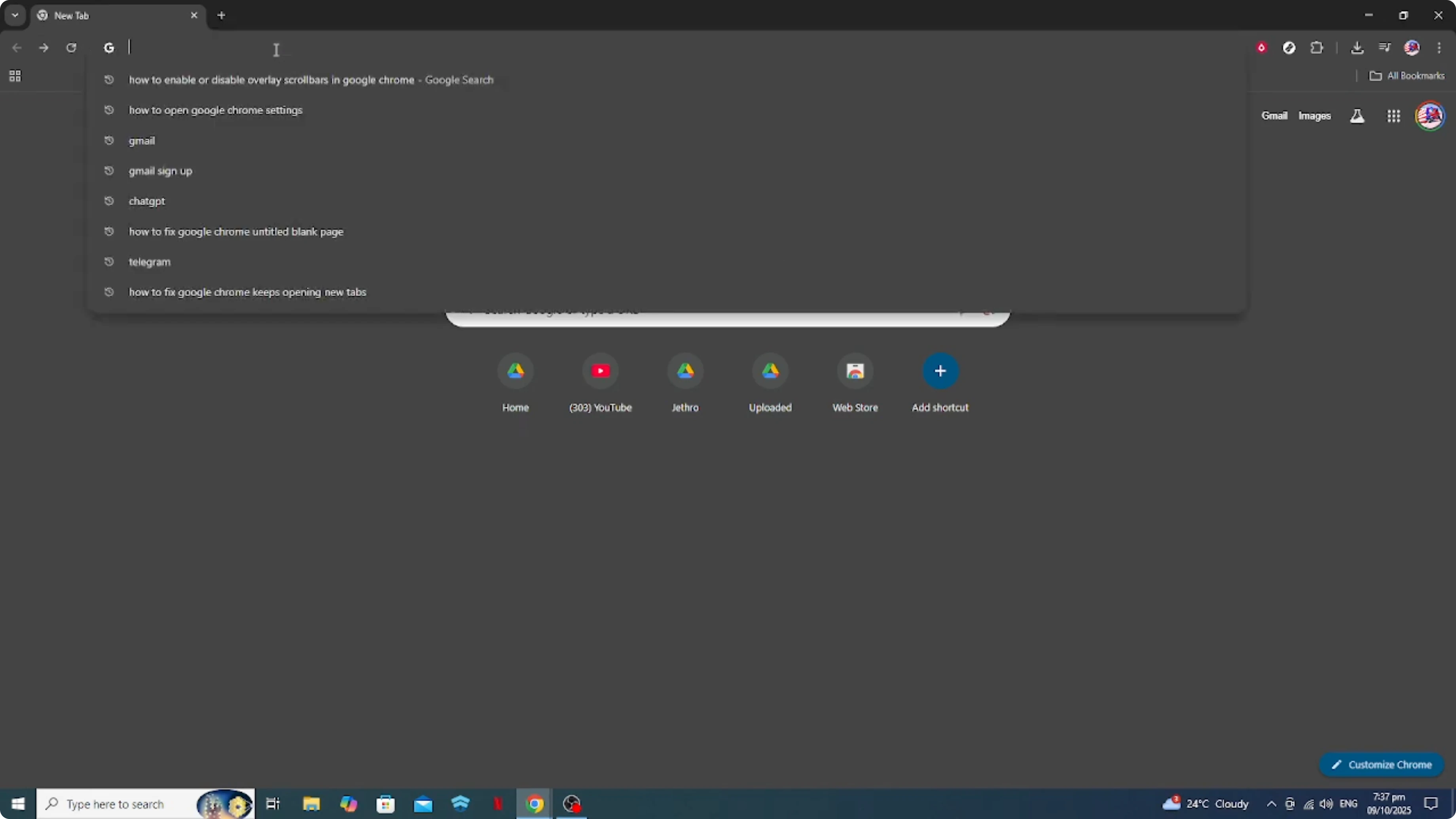 Screenshot from How To Enable Or Disable Overlay Scrollbars in Google Chrome [2026 Guide] at 19s