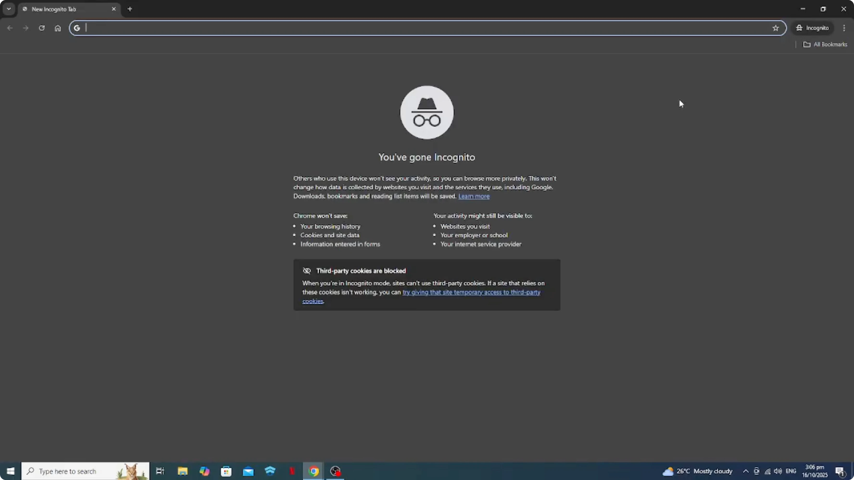 Screenshot from How To Enable Incognito Mode in Google Chrome [2026 Guide] at 66s