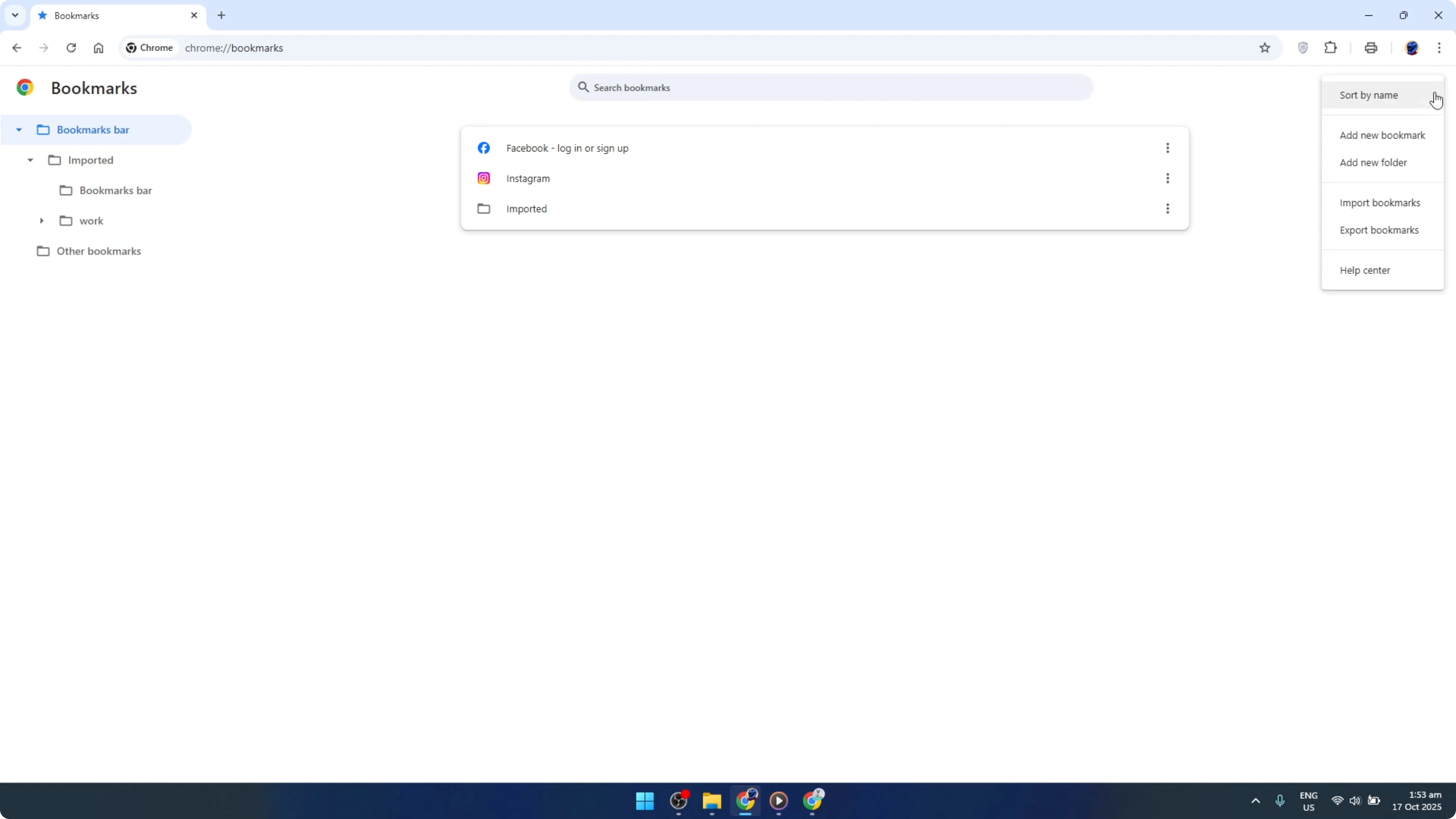 Screenshot from How To Export and Import Bookmarks in Google Chrome [2026 Guide] at 46s