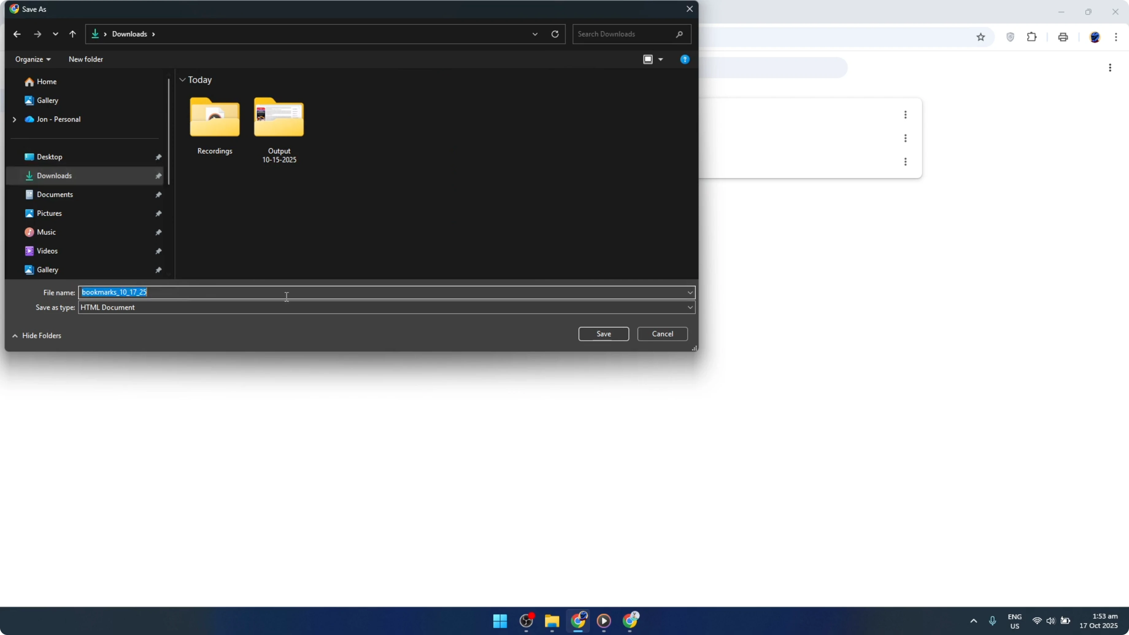 Screenshot from How To Export and Import Bookmarks in Google Chrome [2026 Guide] at 59s
