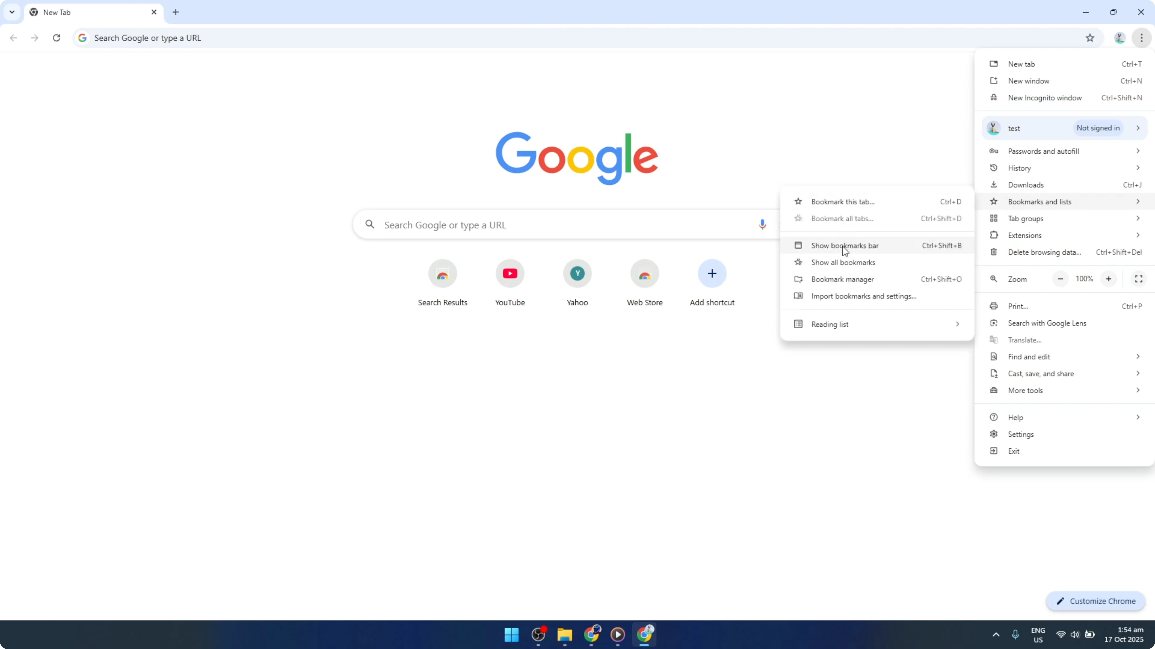 Screenshot from How To Export and Import Bookmarks in Google Chrome [2026 Guide] at 97s