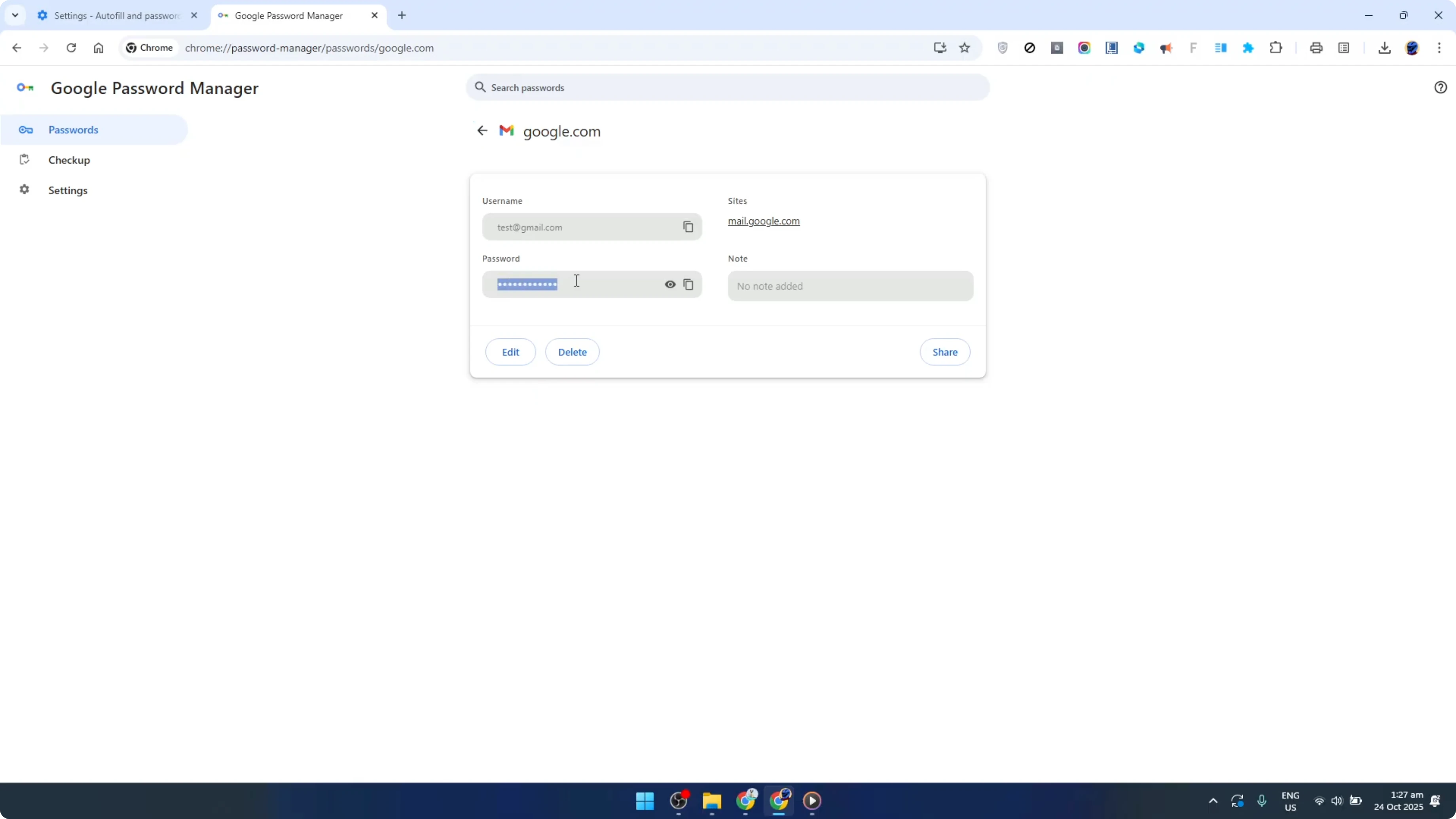Screenshot from How To Find Saved Username And Password On Google Chrome [2026 Guide] at 113s