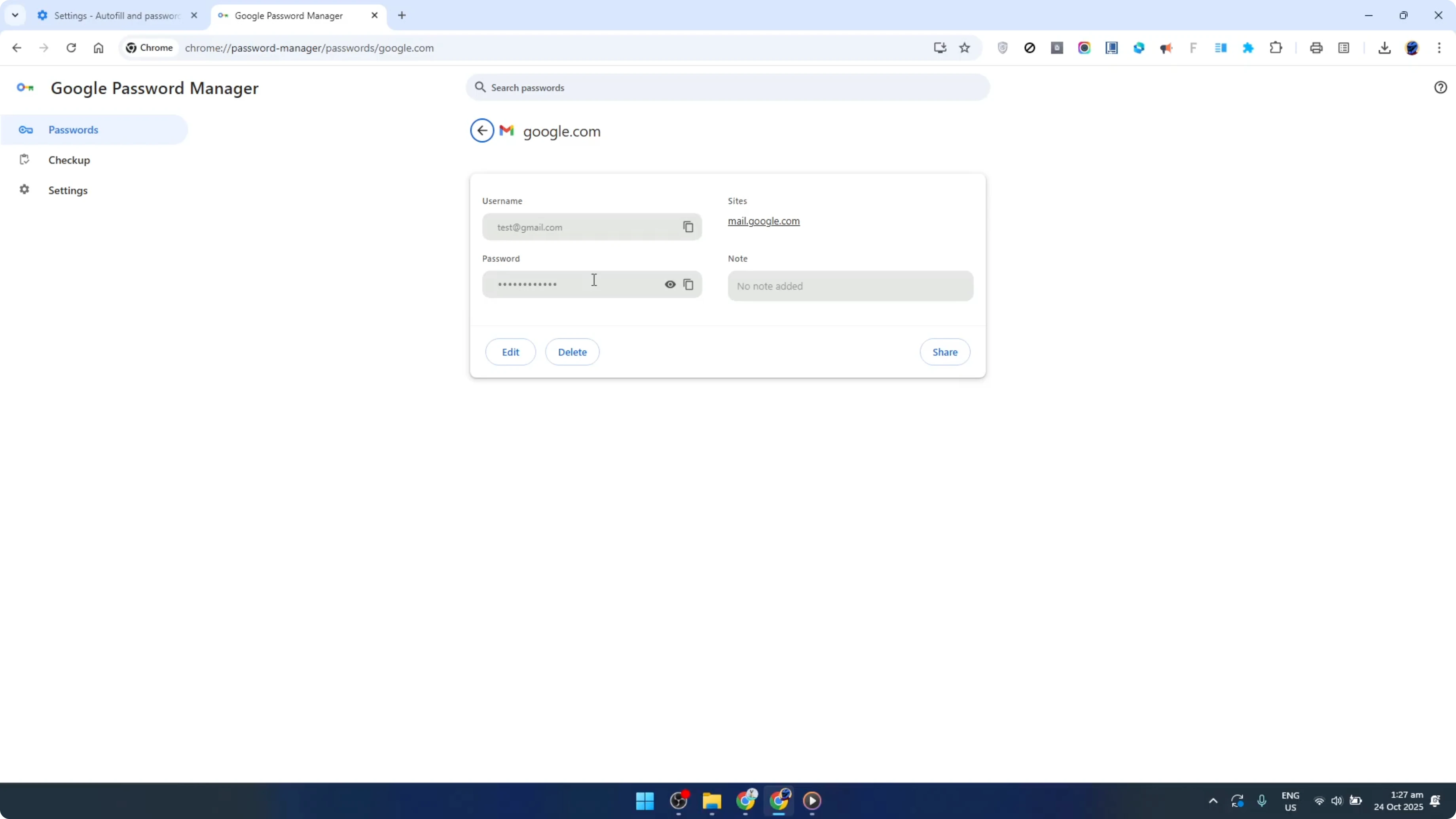Screenshot from How To Find Saved Username And Password On Google Chrome [2026 Guide] at 99s