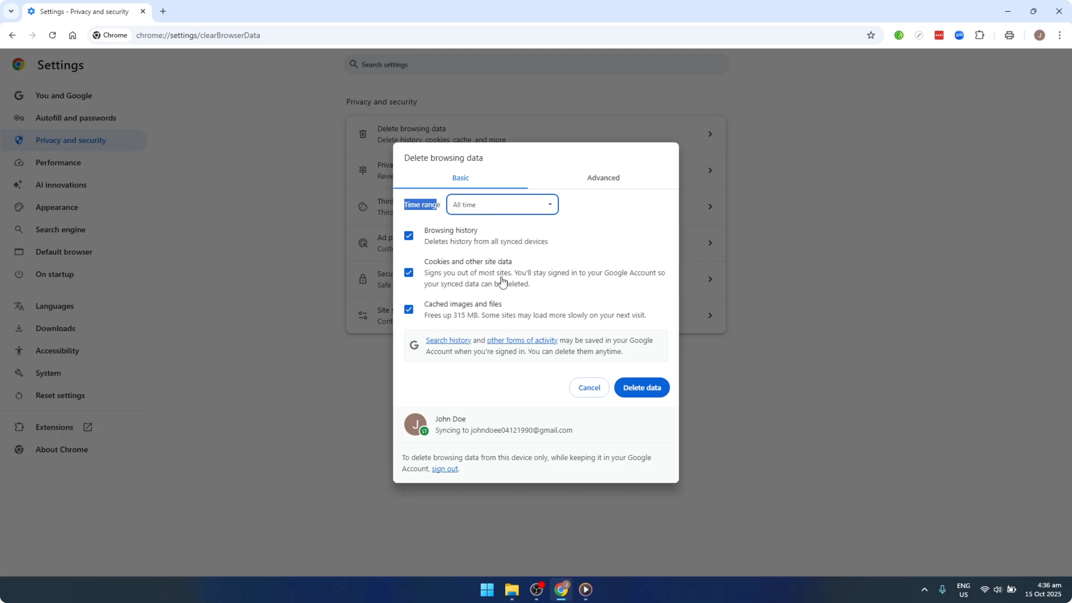Screenshot from How To Fix the 400 Bad Request Error in Google Chrome [2026 Guide] at 79s