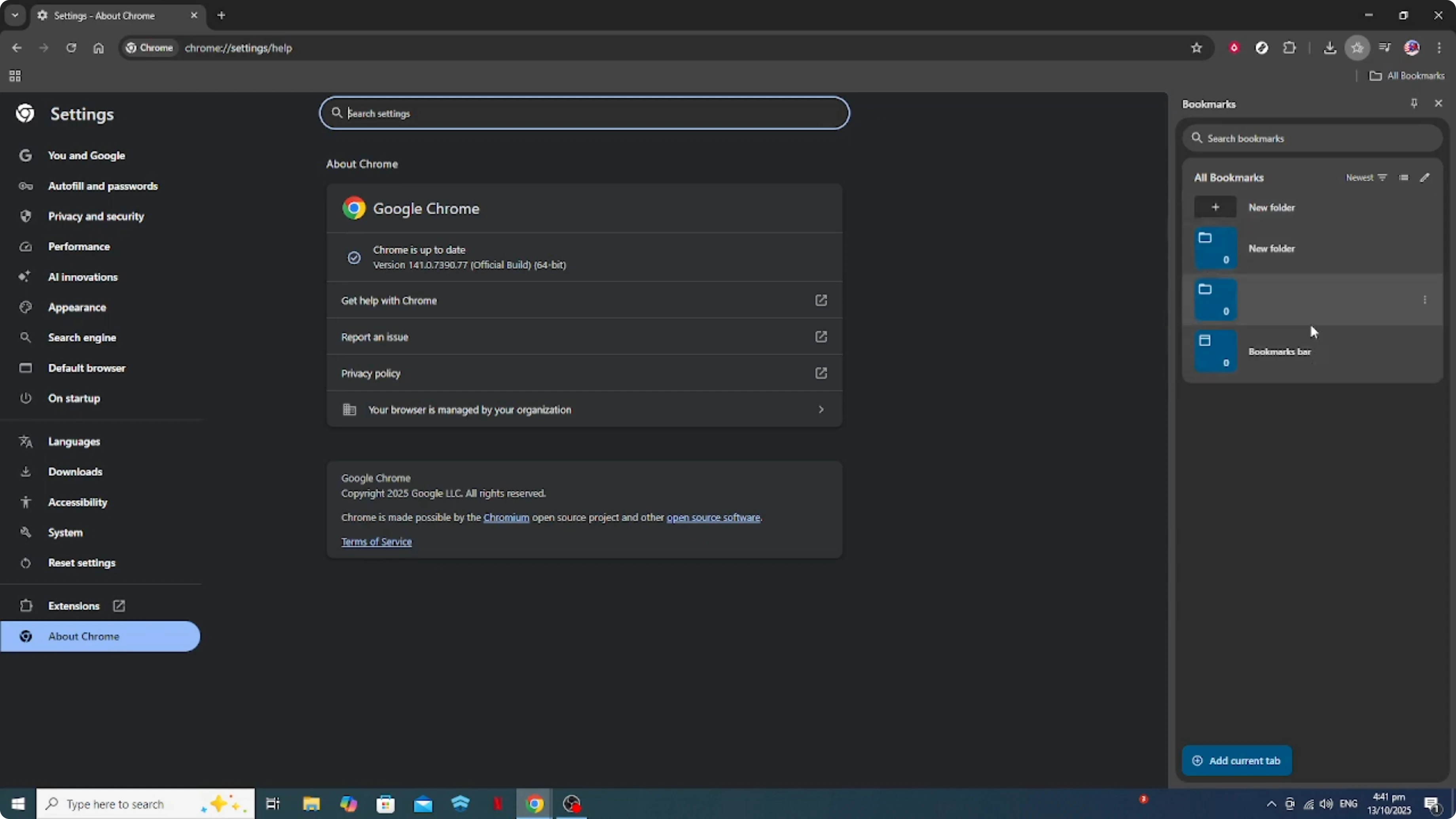 Screenshot from How To Fix Bookmarks Bar Missing On Google Chrome Browser [2026 Guide] at 137s