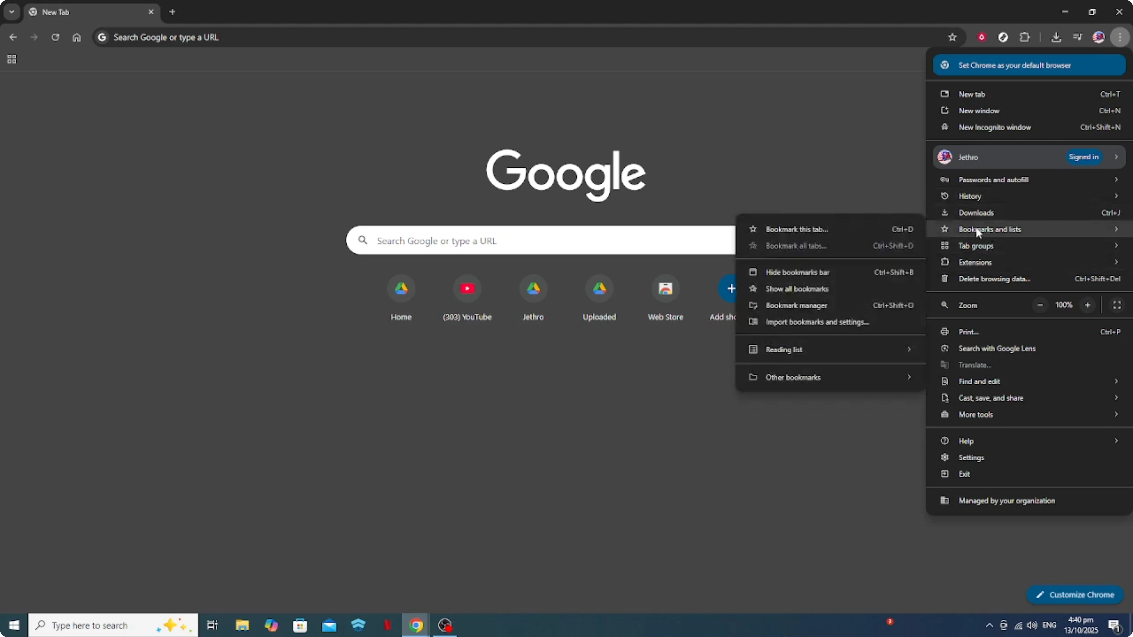 Screenshot from How To Fix Bookmarks Bar Missing On Google Chrome Browser [2026 Guide] at 44s