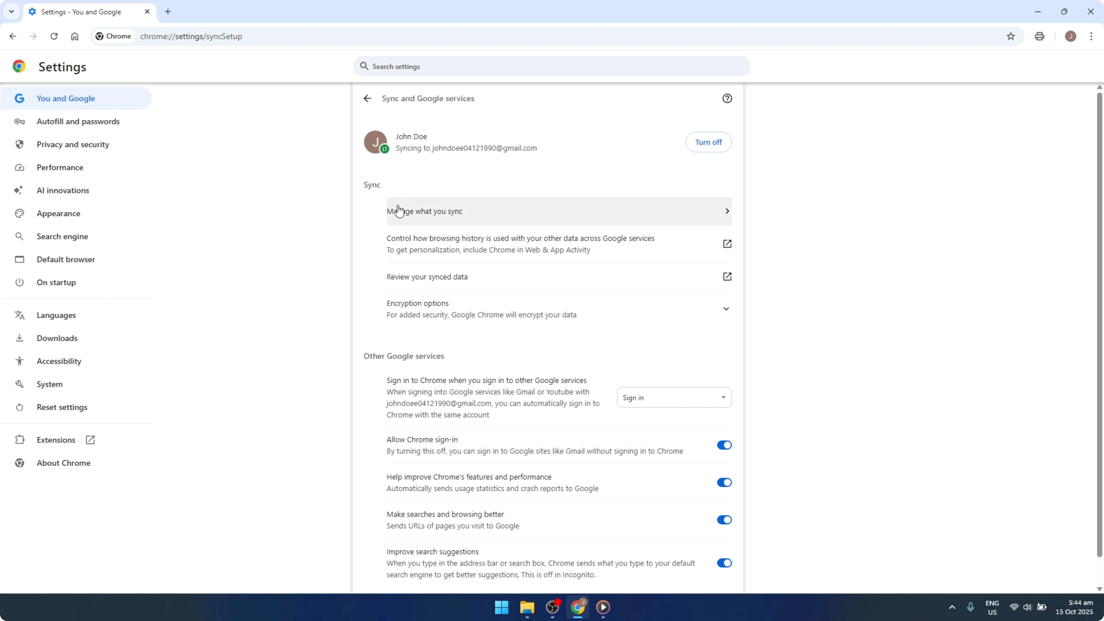 Screenshot from How To Fix The Google Chrome Account Sync Problem [2026 Guide] at 115s
