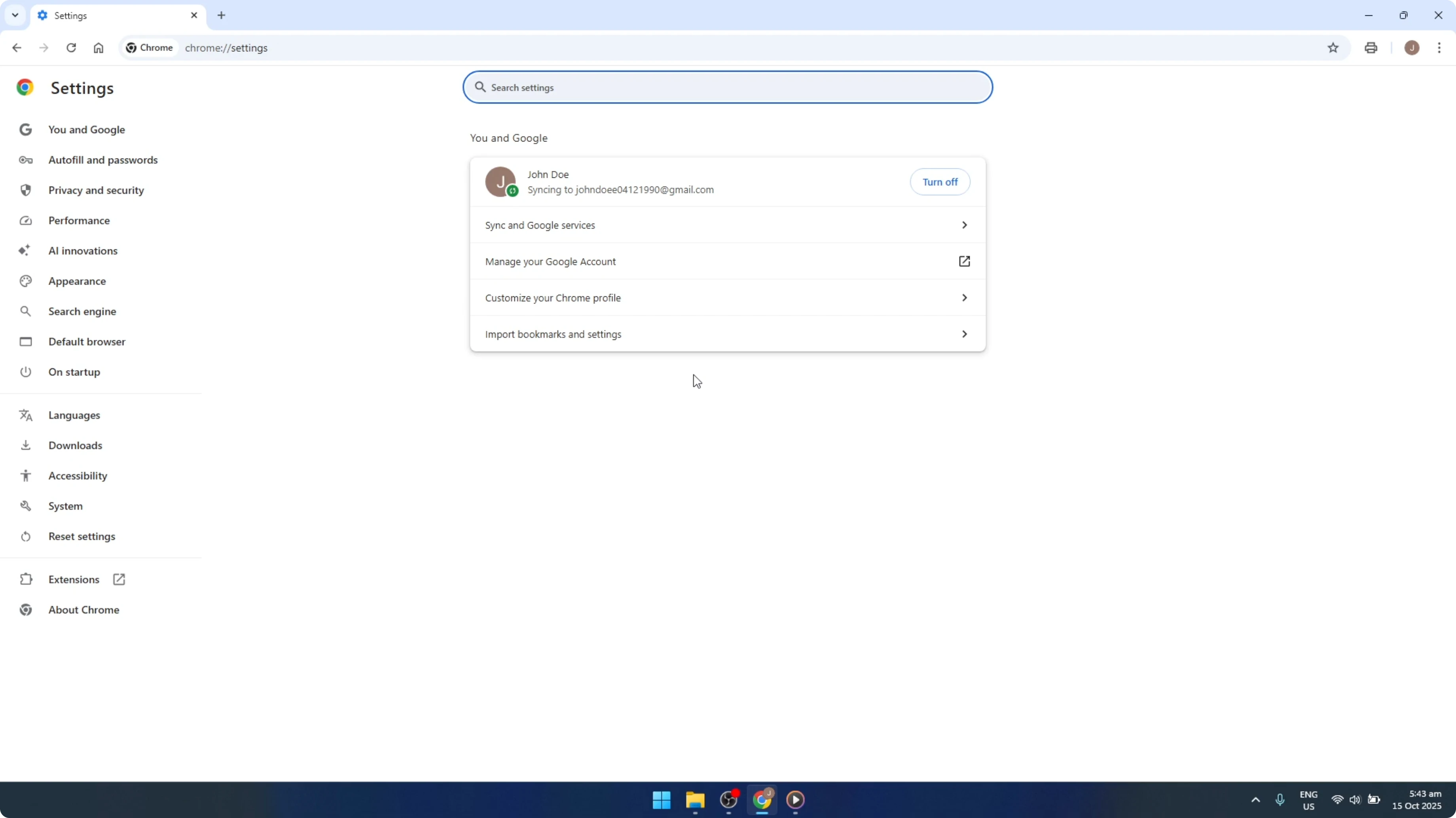 Screenshot from How To Fix The Google Chrome Account Sync Problem [2026 Guide] at 46s