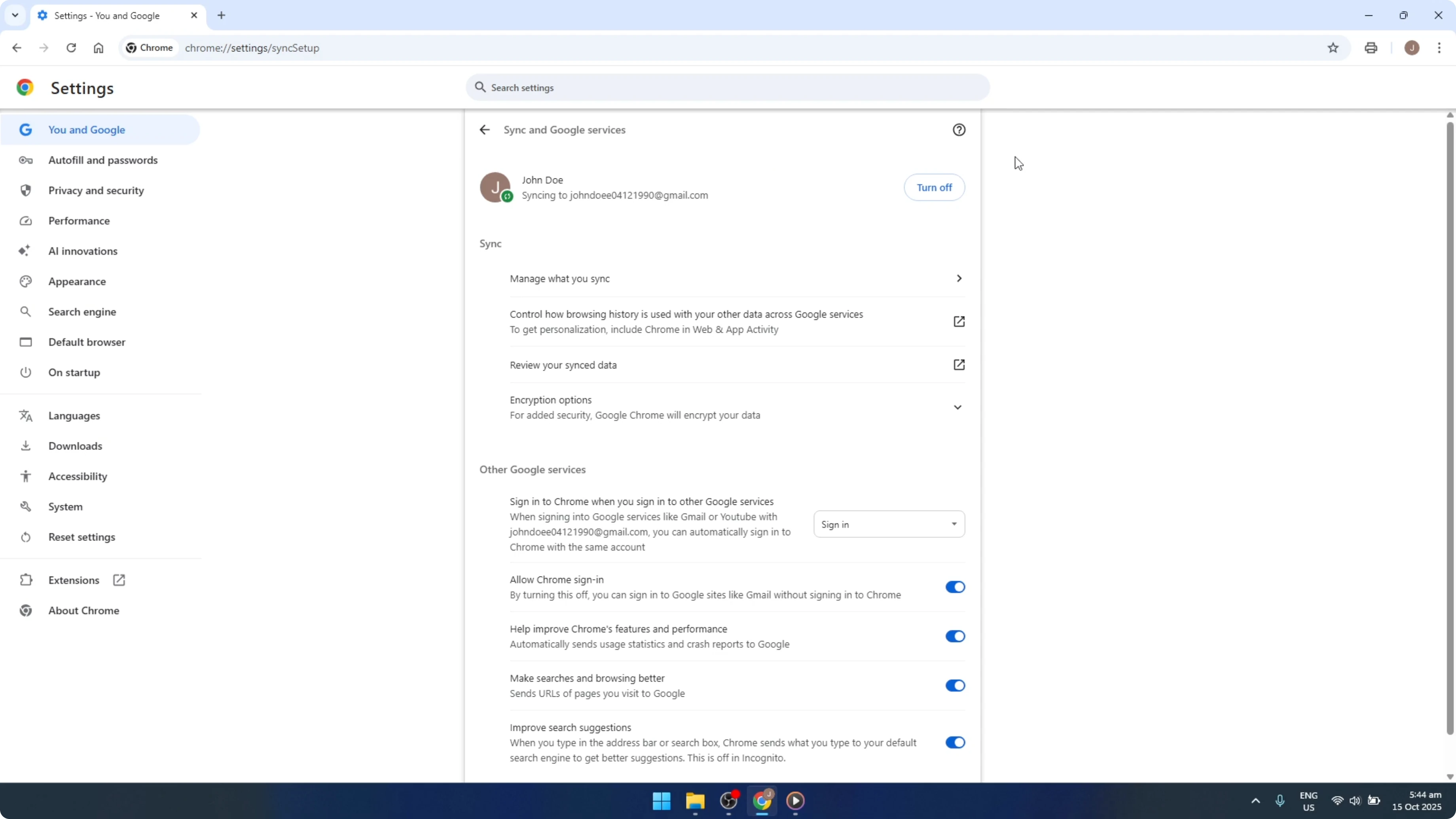 Screenshot from How To Fix The Google Chrome Account Sync Problem [2026 Guide] at 99s