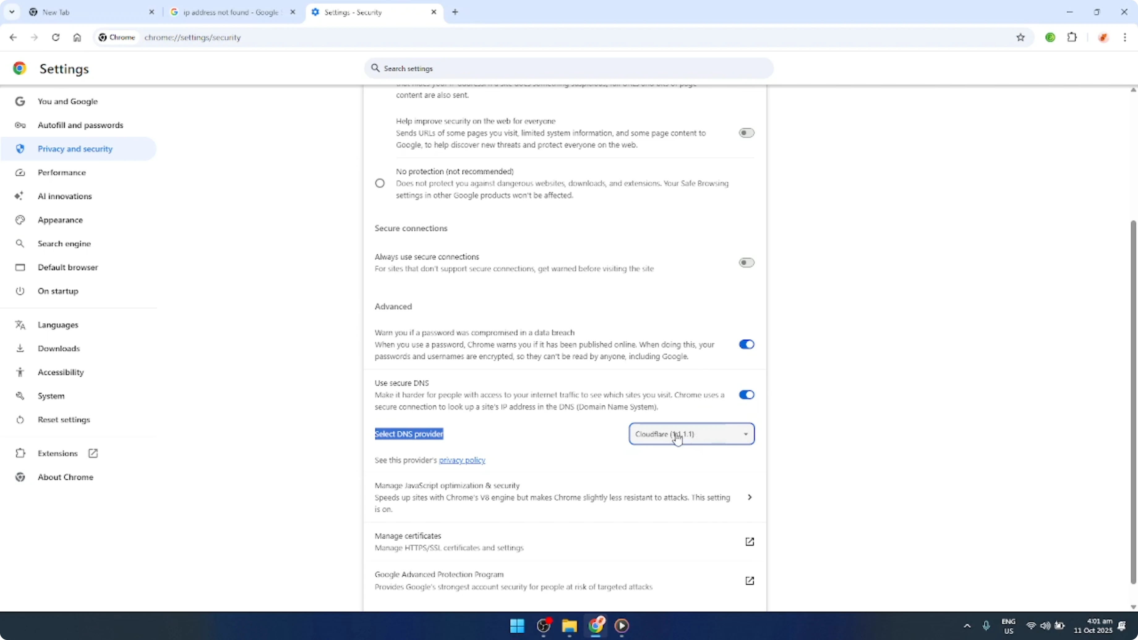 Screenshot from How To Fix Google Chrome IP Address Not Found [2026 Guide] at 98s